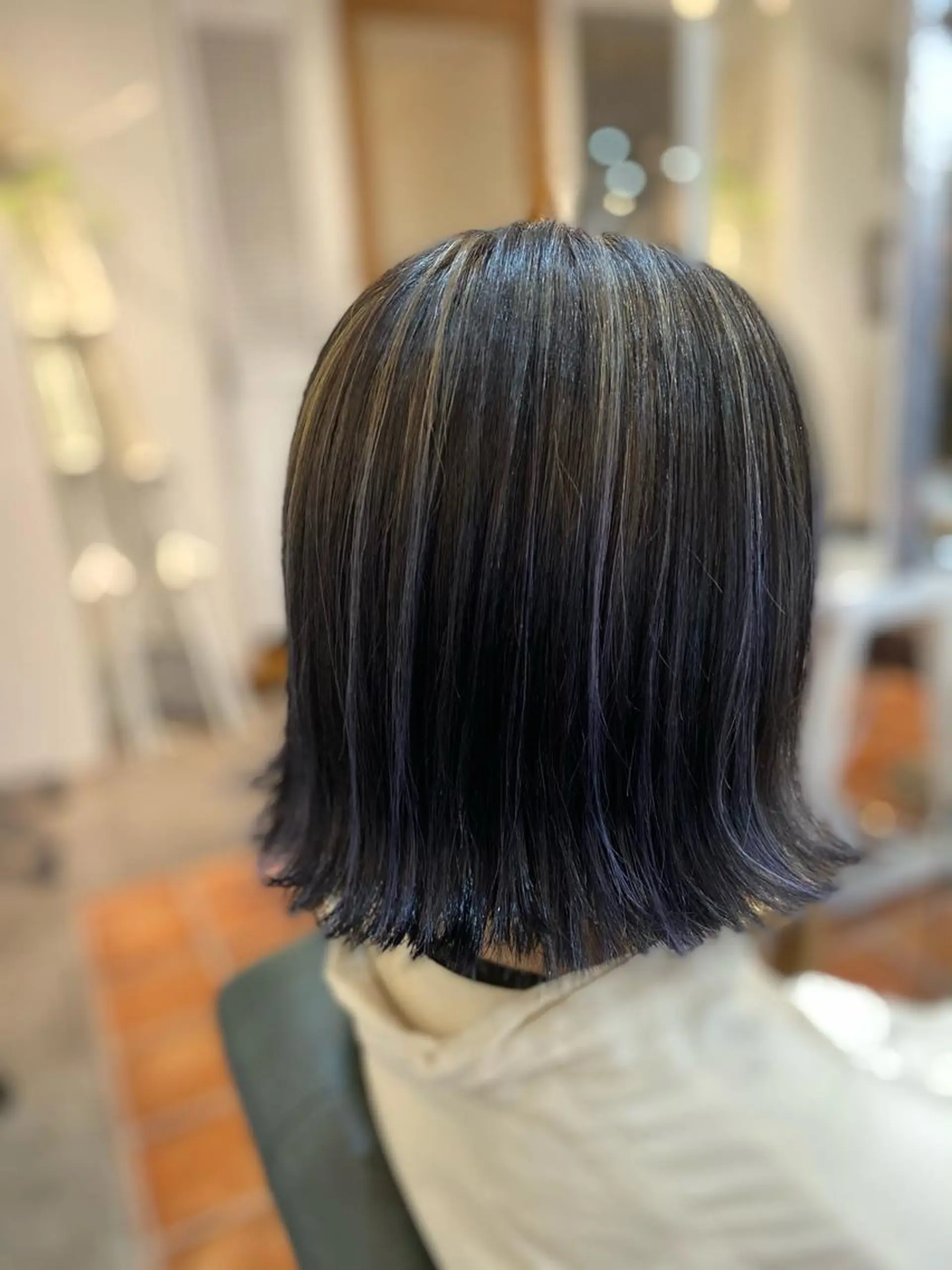 ミディアム カラー カット ヘアカラー ハイブリッド美容師！ 藤井 俊壮のヘアスタイル