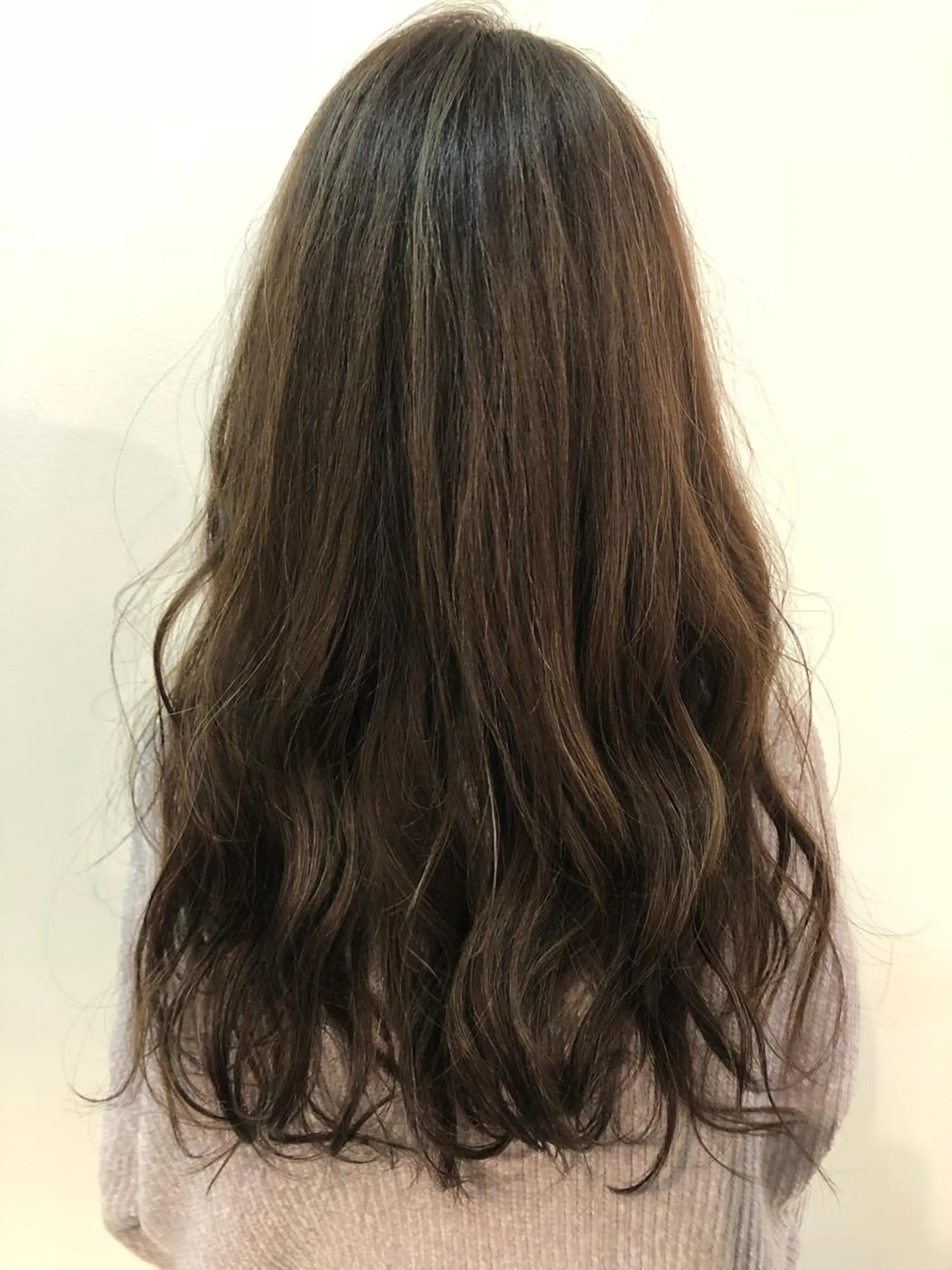 ロング ハイライト 永井 悠大のヘアスタイル
