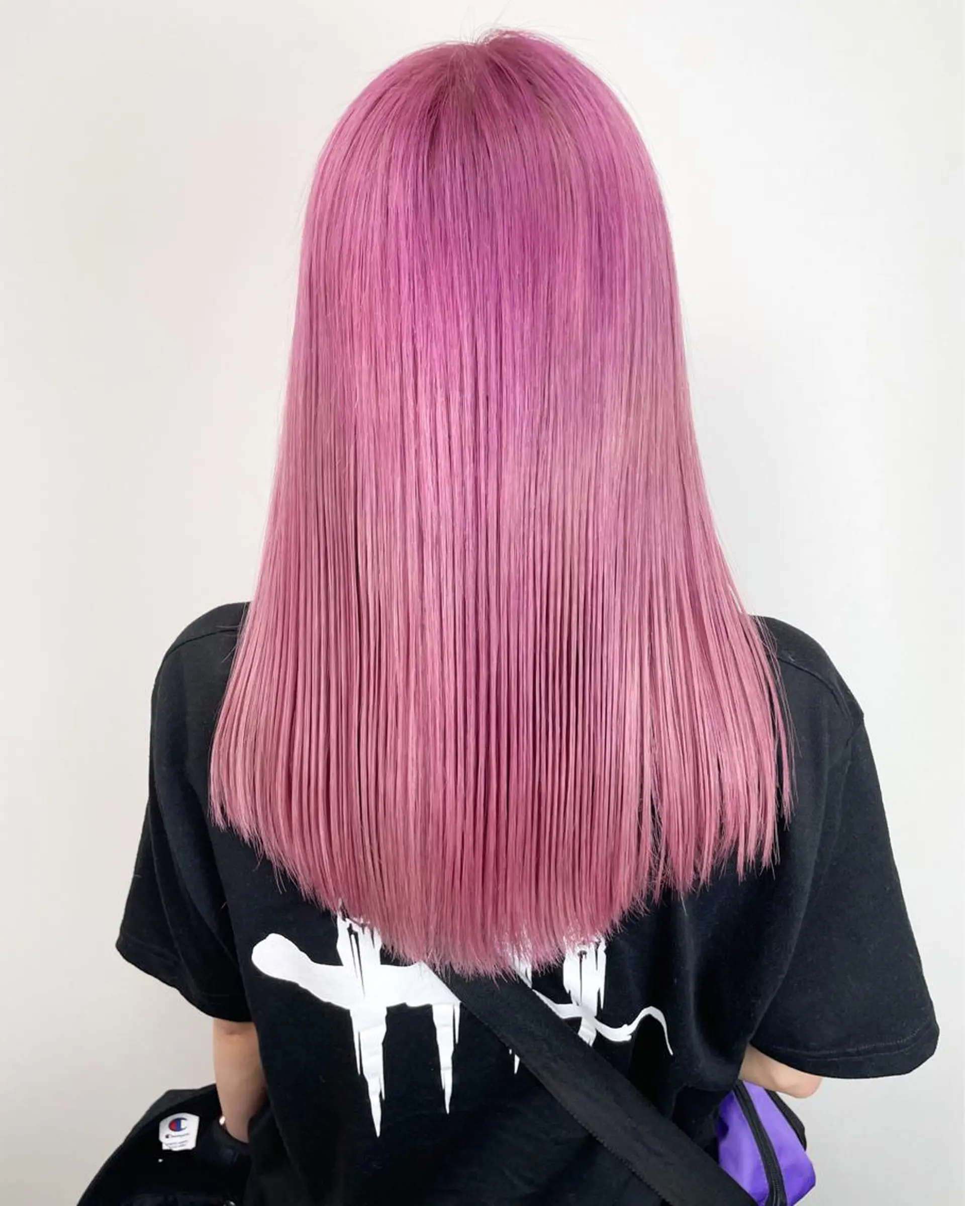 セミロング カラー シールエクステ バレイヤージュ ミストバング ブリーチ ダブルカラー ヘアカラー トリートメント 【KIRA 代表】 TATSUYAのヘアスタイル