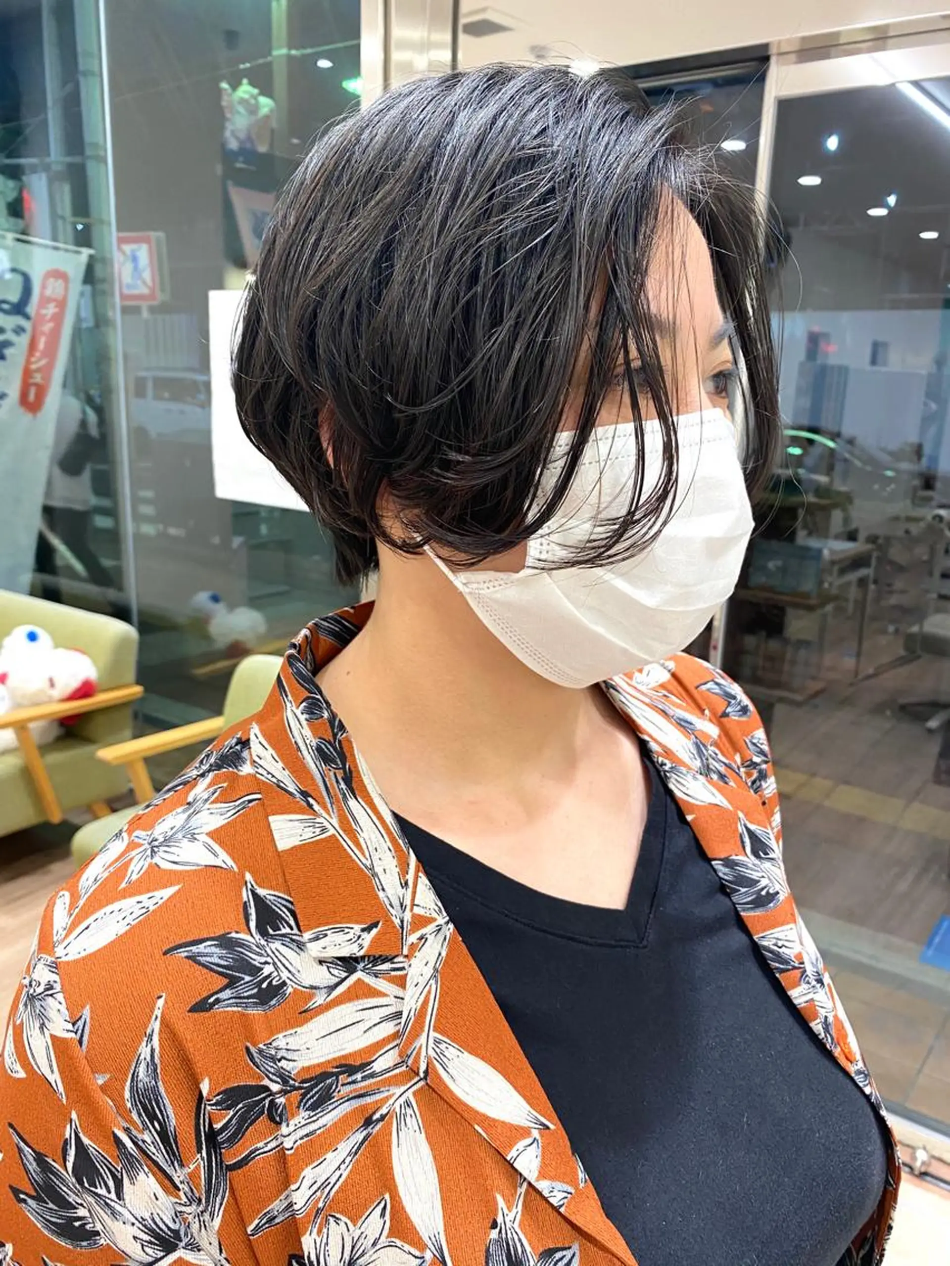ショート パーマ カット パーマ ヘッドスパ ayaka #パーマ#アレンジのヘアスタイル