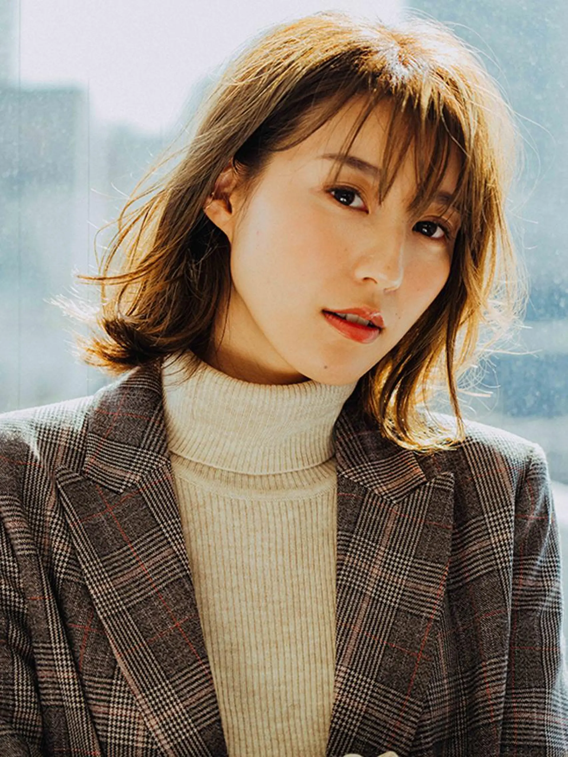ミディアム カラー ヘアカラー トリートメント 丹生 滉太のヘアスタイル