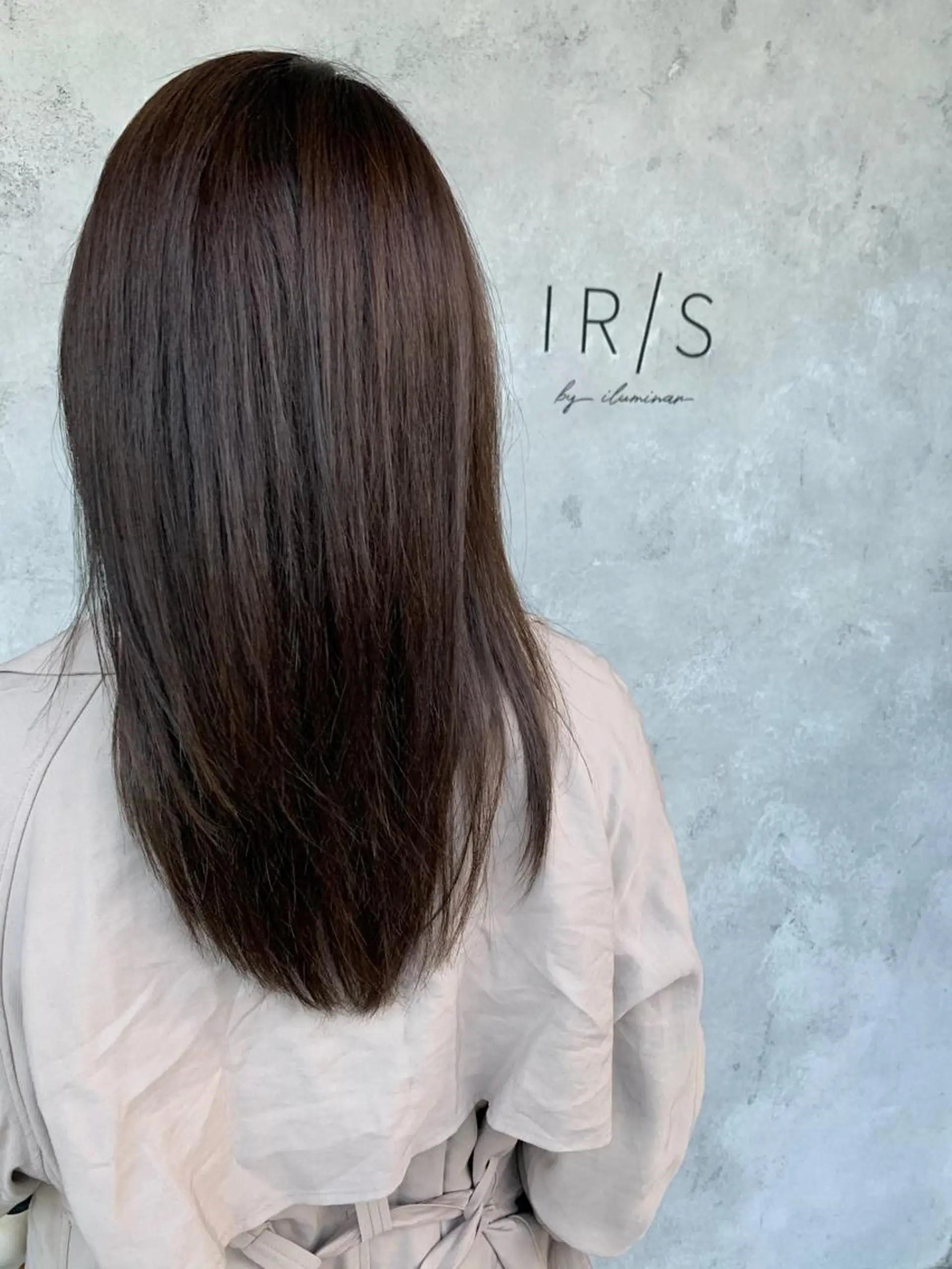 セミロング カラー 髪質改善 カット ヘアカラー トリートメント TAKA 髪質改善のヘアスタイル
