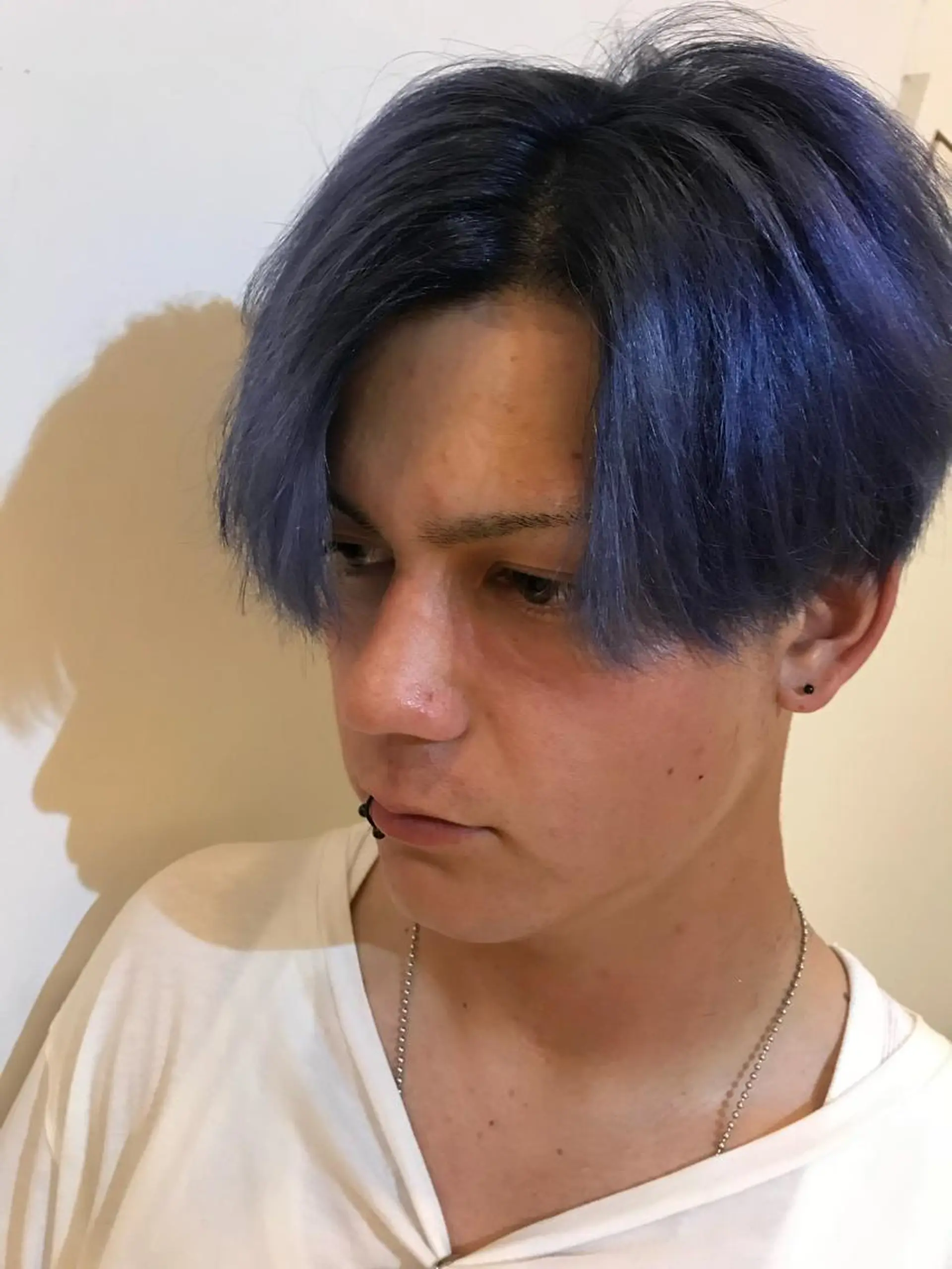 ショート カラー メンズ カット 縮毛矯正 トリートメント Joule 大分メンズのヘアスタイル