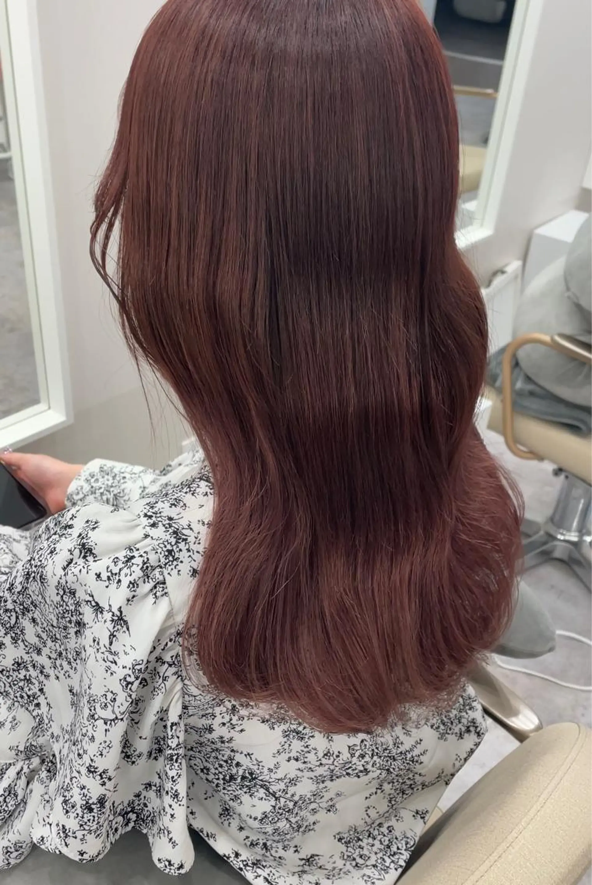 ロング カラー ブリーチ ブリーチなしカラー ピンクカラー カット ヘアカラー 💐宮坂 歩💐のヘアスタイル