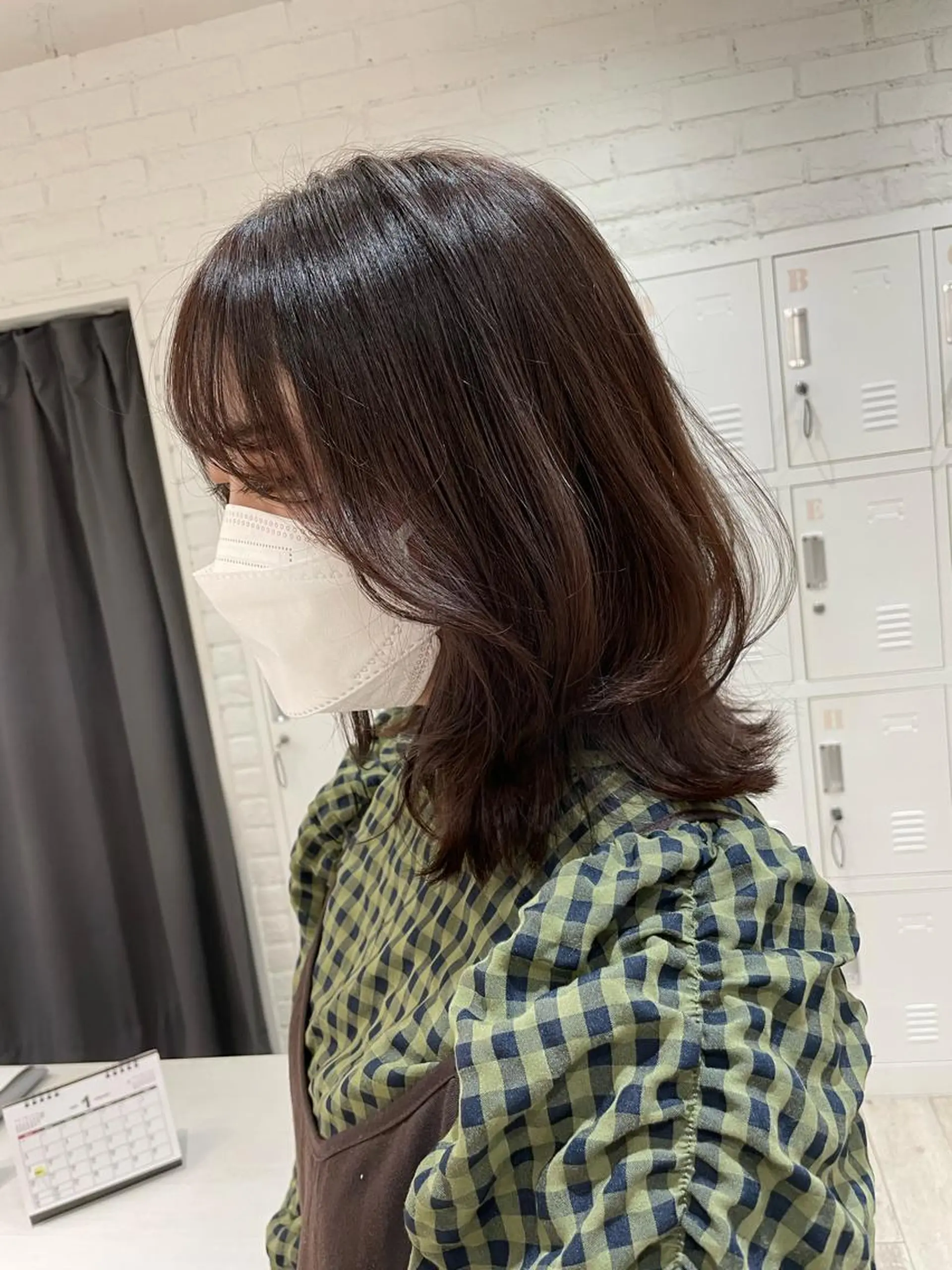 ミディアム カラー レイヤーカット カット ヘアカラー HARUKA韓国ヘア /Luana梅田のヘアスタイル