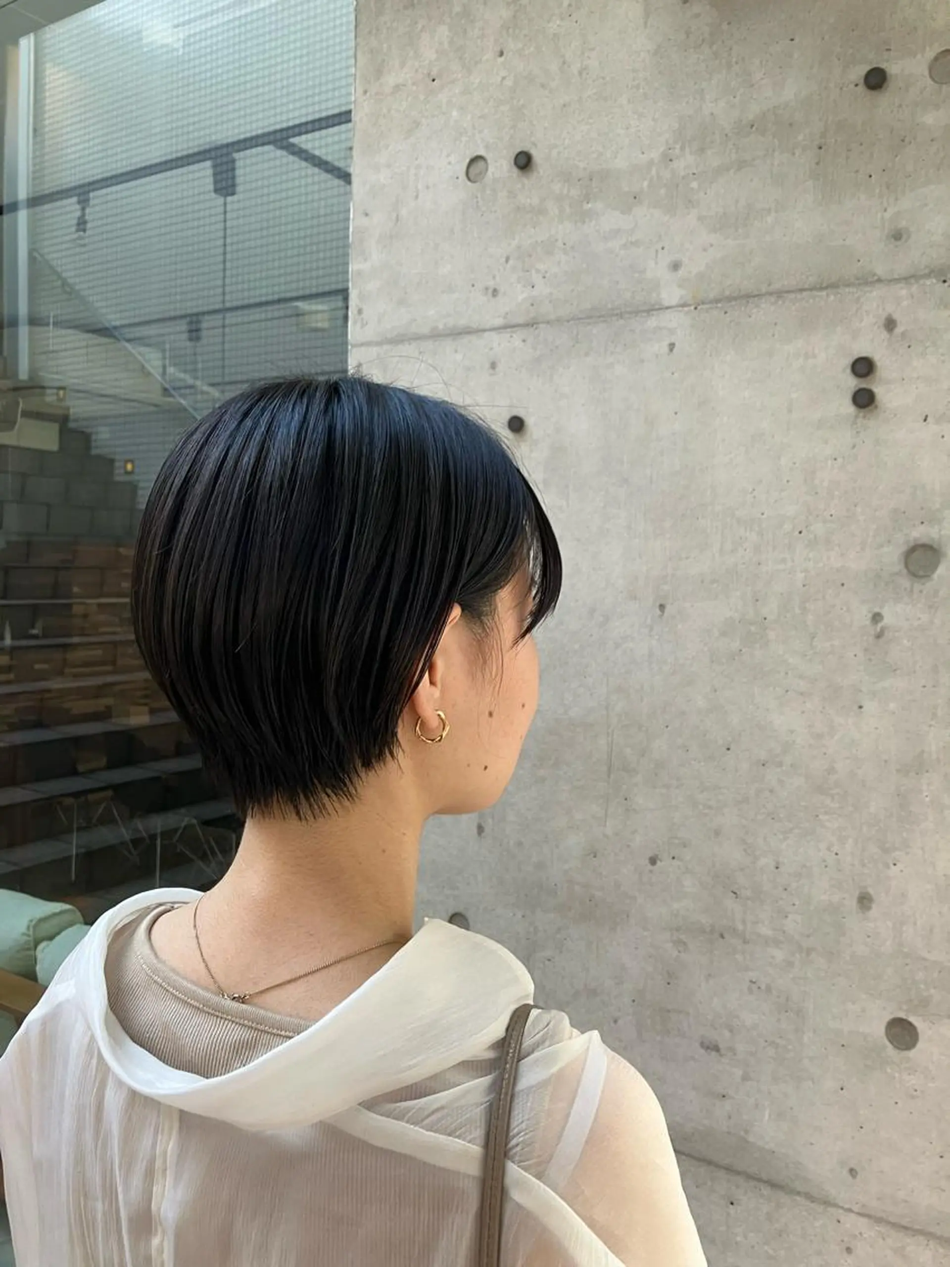 ショート カラー パーマ カット ニュアンスカラー／ メンズ🌙久住綾香のヘアスタイル