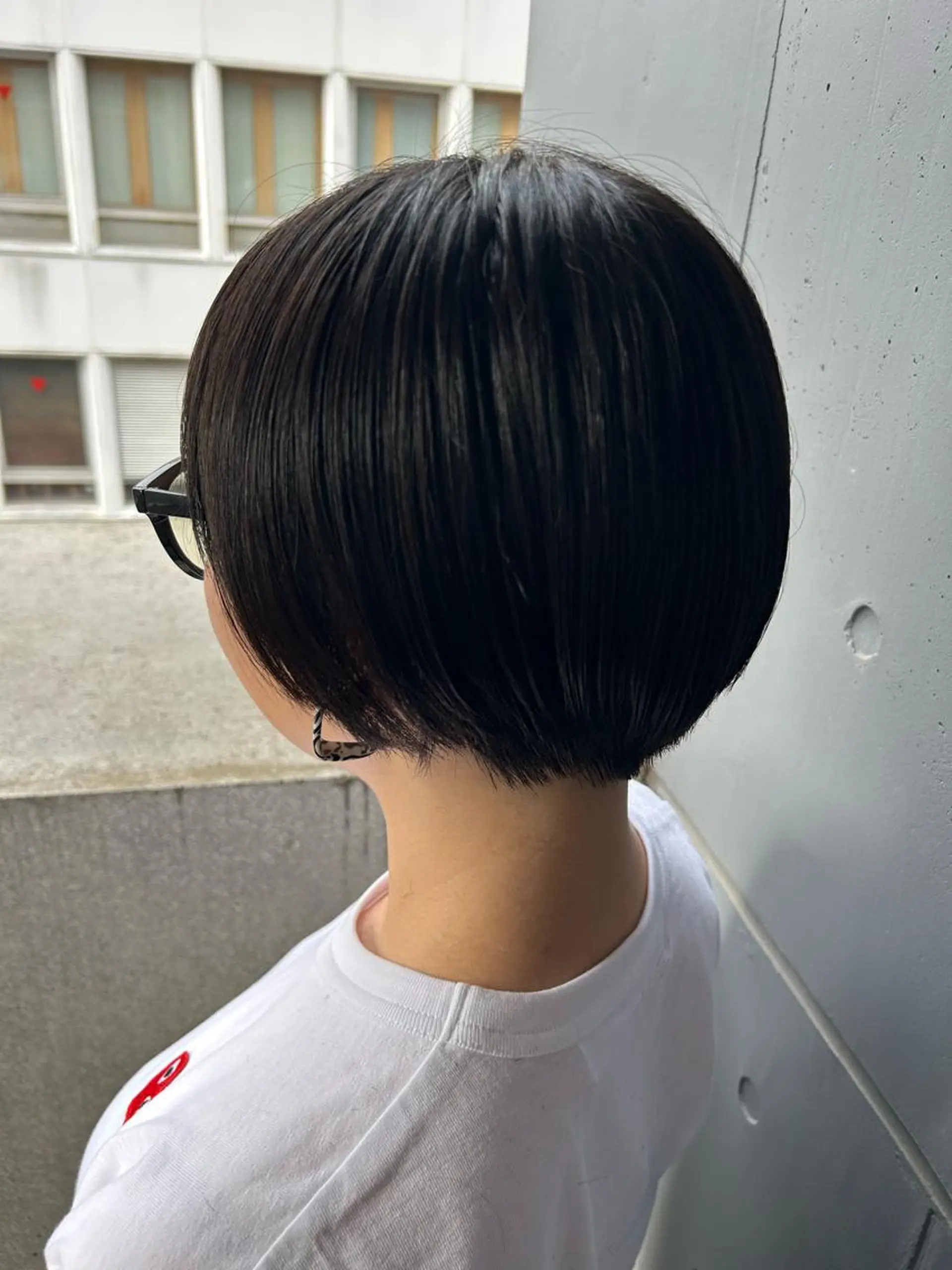 ショート ショートボブ 丸みショート ボブ ショートヘア hina💟 透明感カラーのヘアスタイル