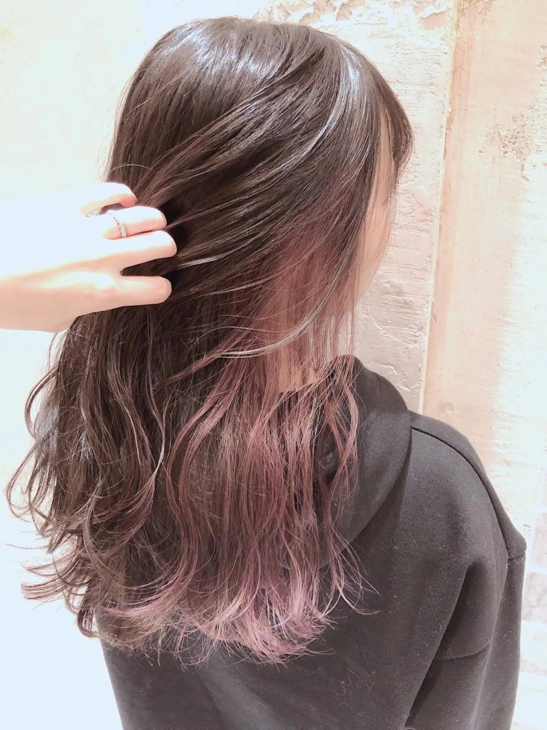 ミディアム カット ヘアカラー 代表山口ひな 髪質改善のプロのヘアスタイル