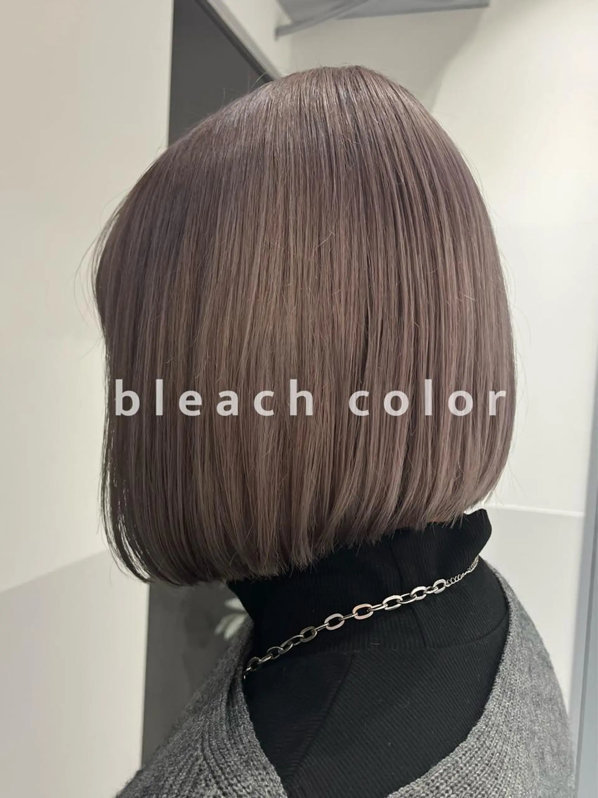 ミディアム カラー カット ヘアカラー トリートメント RINA🧤 デザインとボブのヘアスタイル