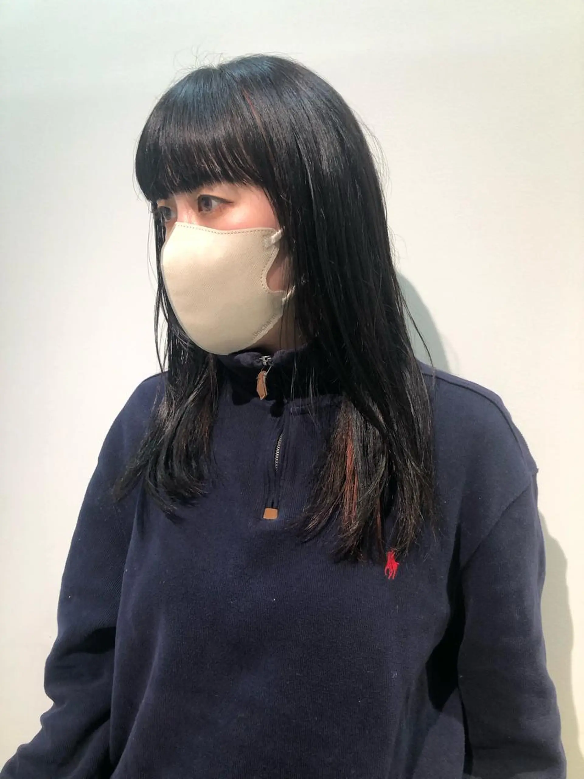 セミロング カラー ハイライトカラー オレンジ ハイライト ヘアカラー レイヤー/お顔まわり 暖色カラー🍑Amiのその他イメージ