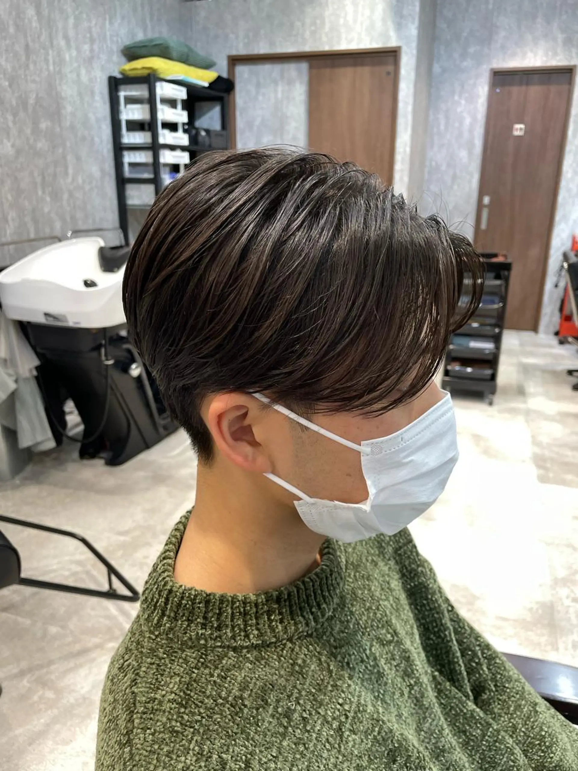 ショート カラー パーマ メンズ カット 🔥メンズ超特化🔥 青木海斗のヘアスタイル
