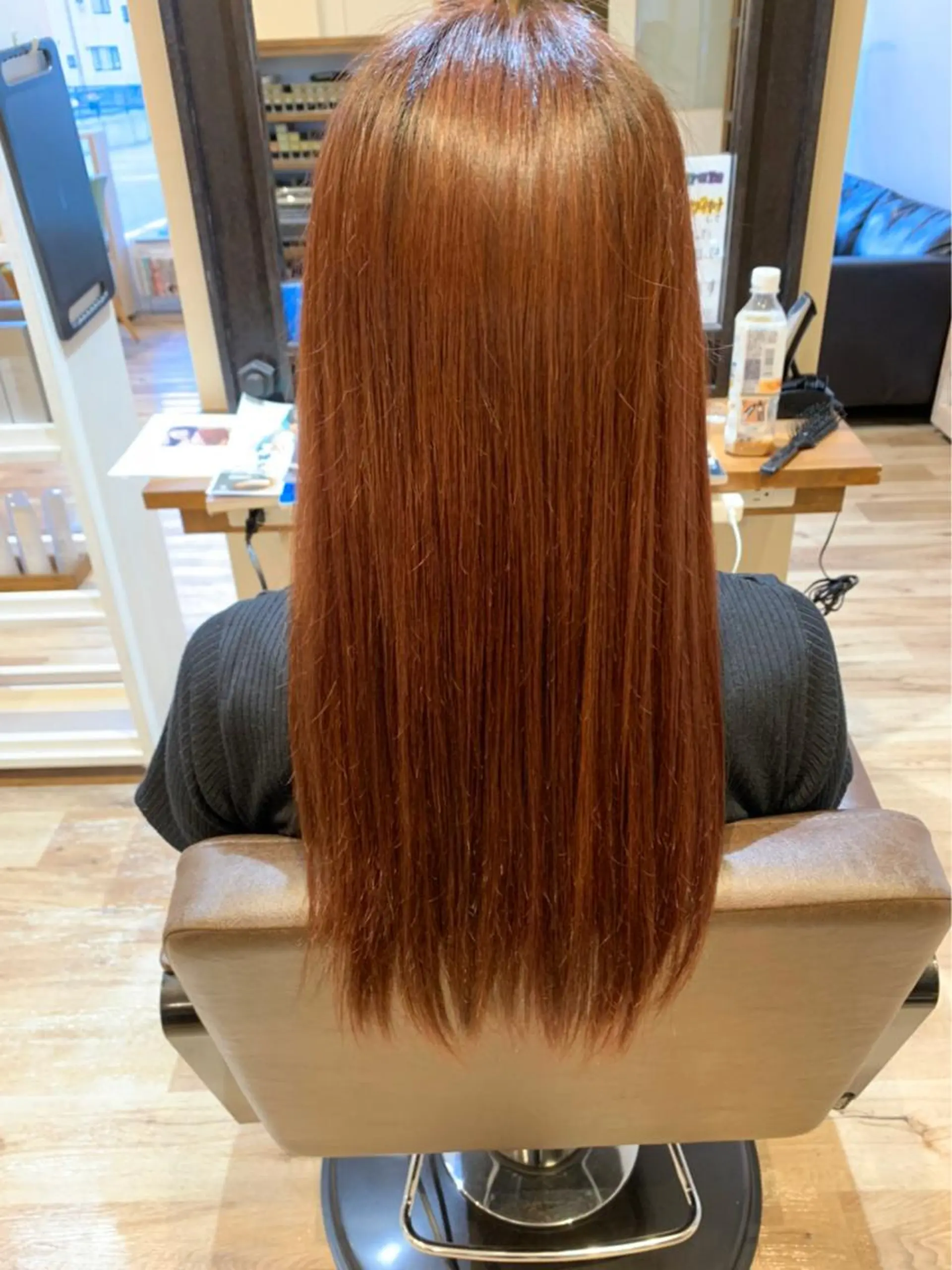 ロング 安田 菜摘のヘアスタイル