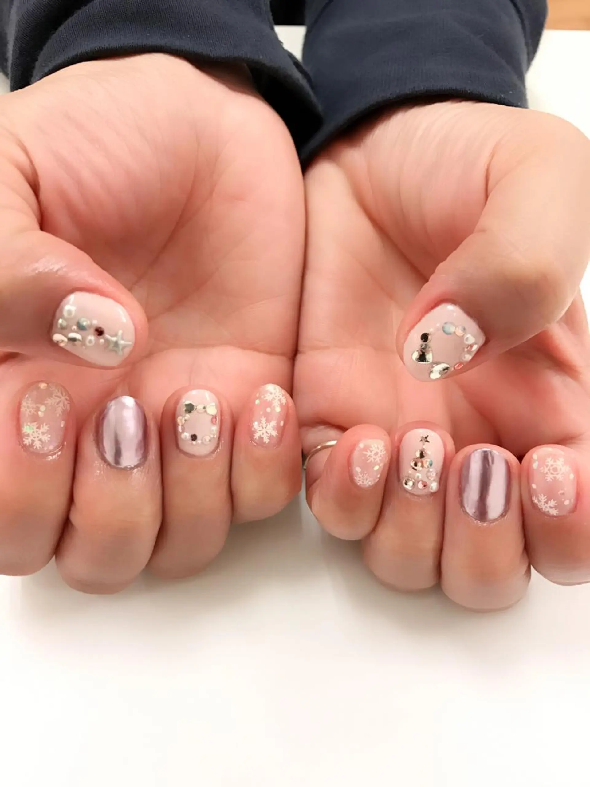 ネイル 冬ネイル クリスマス Sunny side nailのネイルデザイン