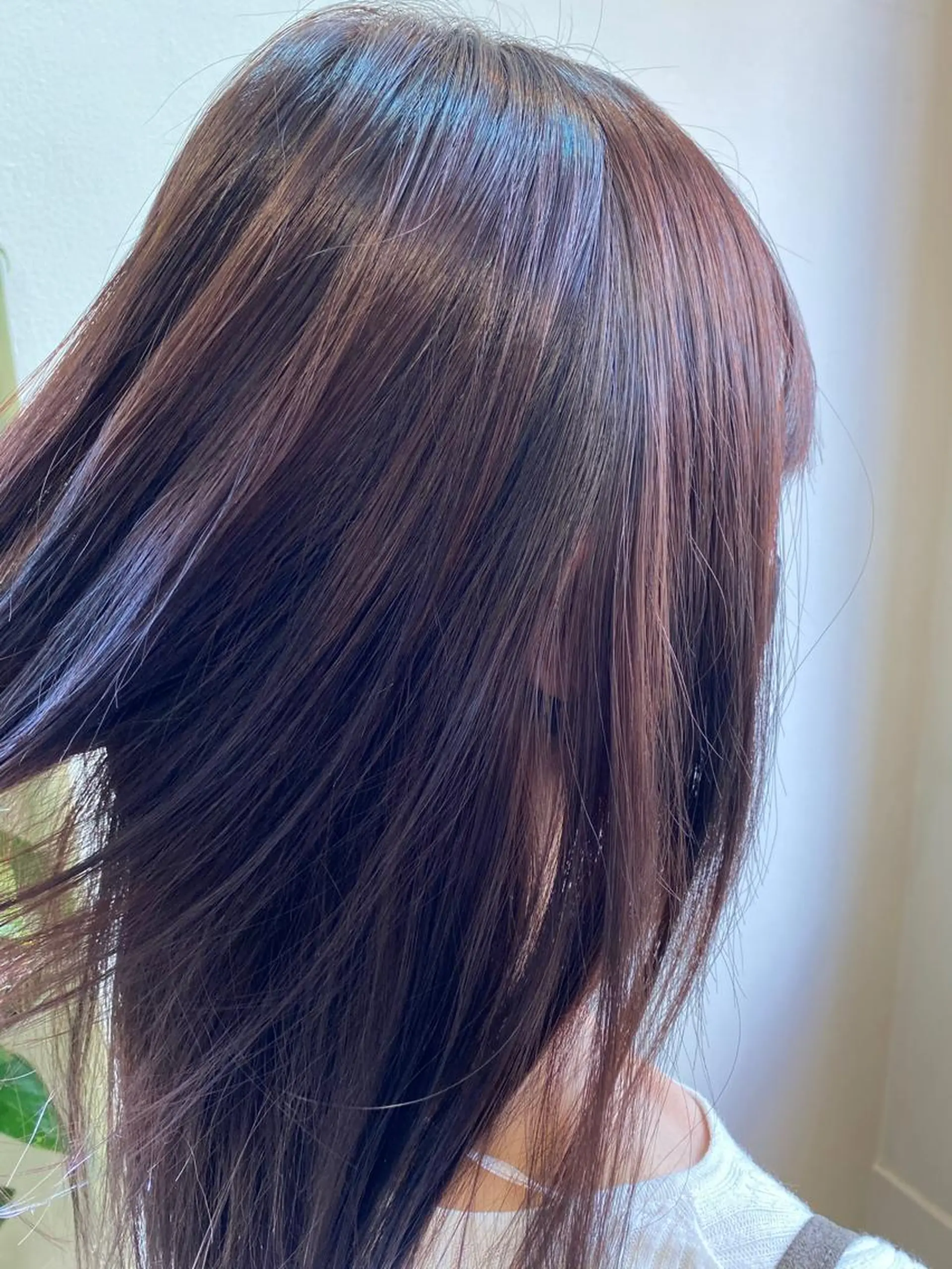 セミロング カラー ラベンダーカラー ヘアカラー すずき たつやのヘアスタイル