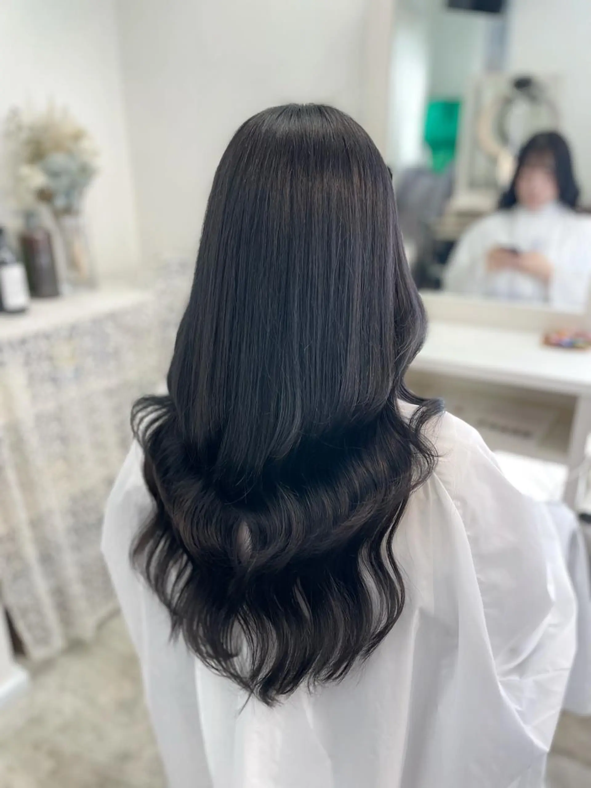 ロング カラー カット ヘアカラー エクステ ヘアセット 韓国ヘア🤍髪質改善 🇰🇷AKANEのヘアスタイル