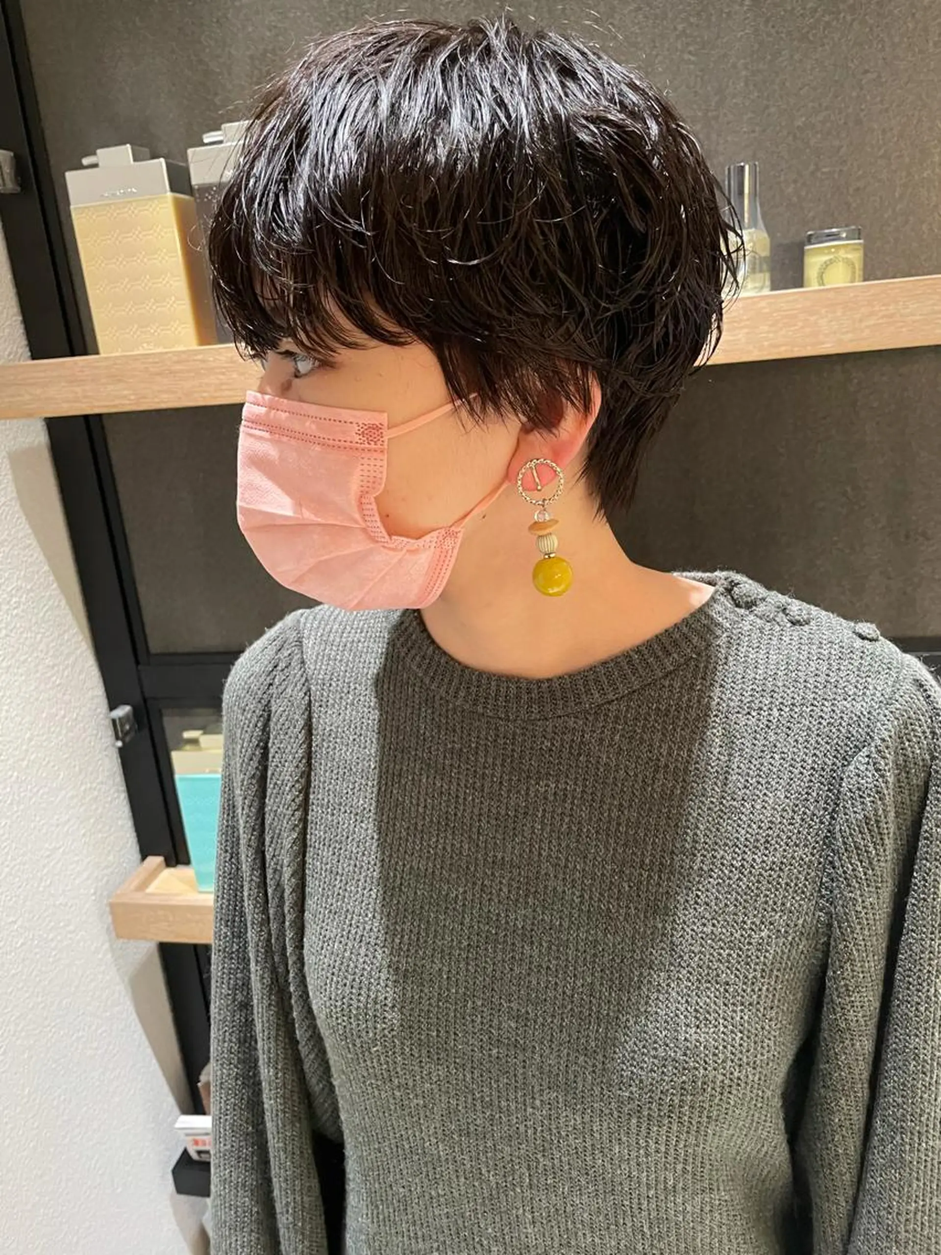 ショート カット パーマ 【ショート、艶髪】 新海龍哉のヘアスタイル