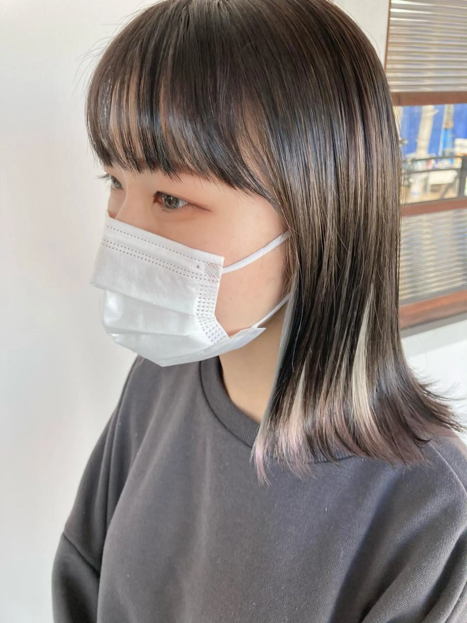 ミディアム タカツド ユウキのヘアスタイル