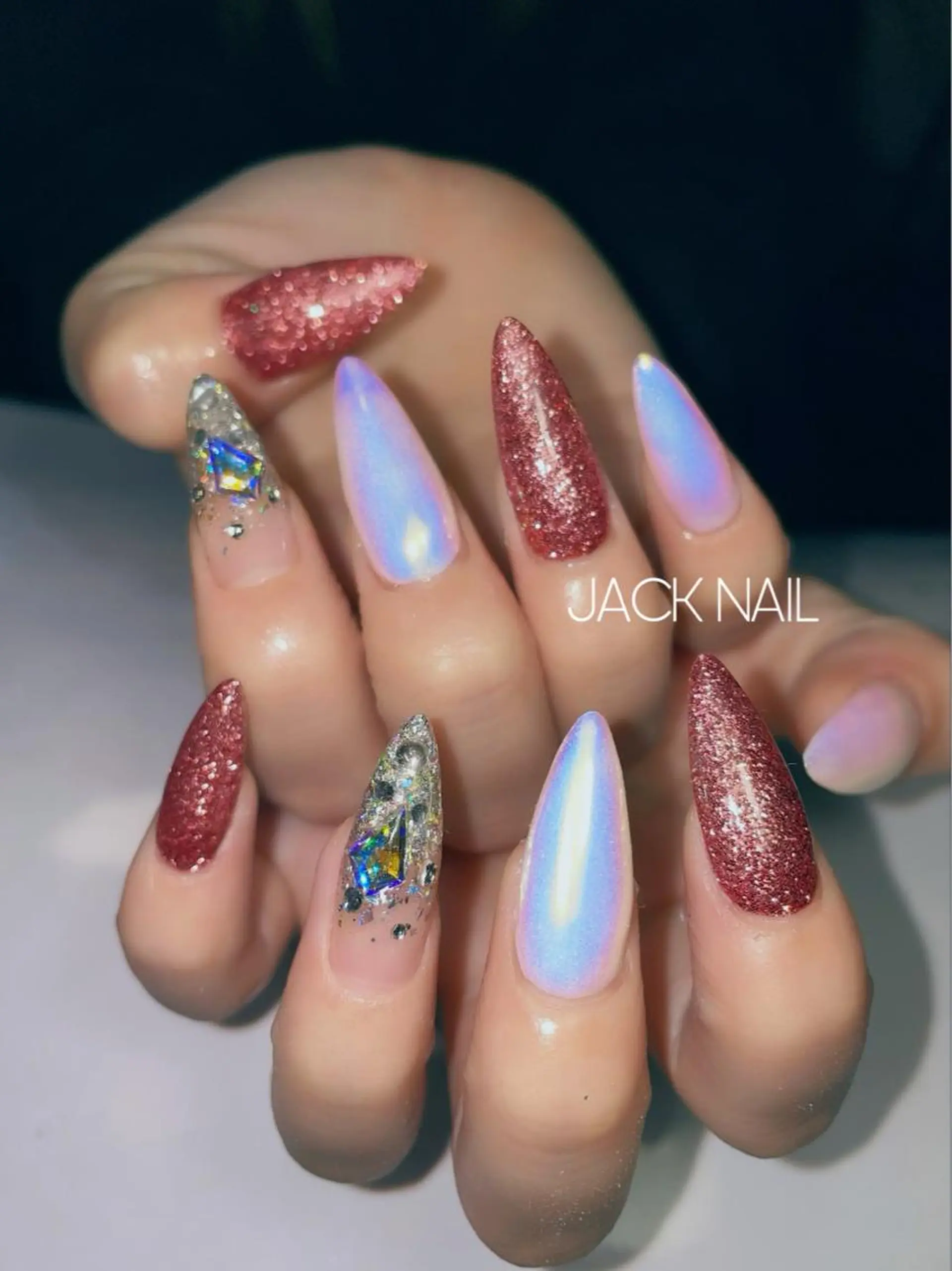 ネイル ハンドネイル JACK NAIL 💜Ayakaのネイルデザイン