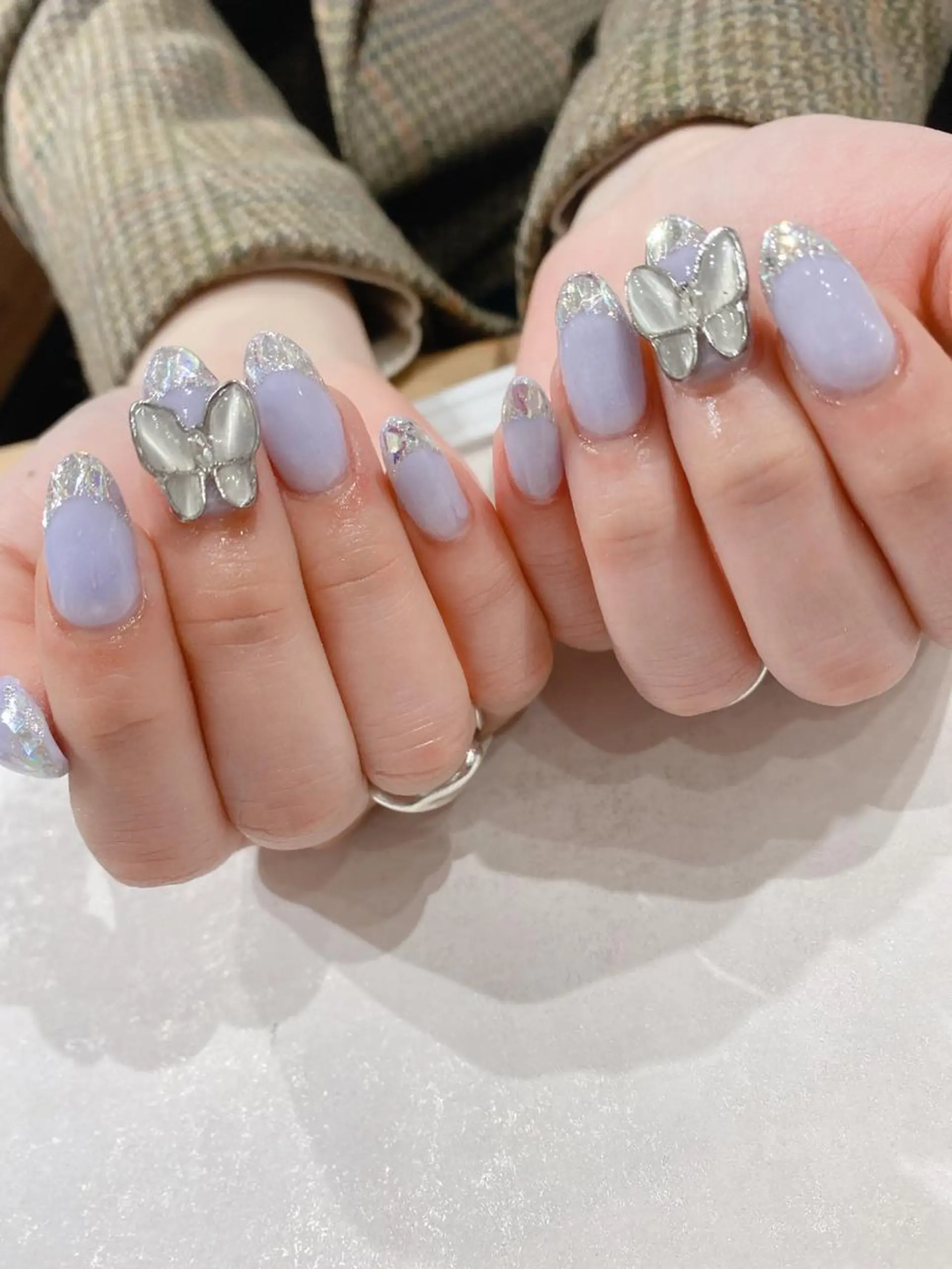 ミディアム ハンドネイル JNA認定講師🌸 RIEのネイルデザイン