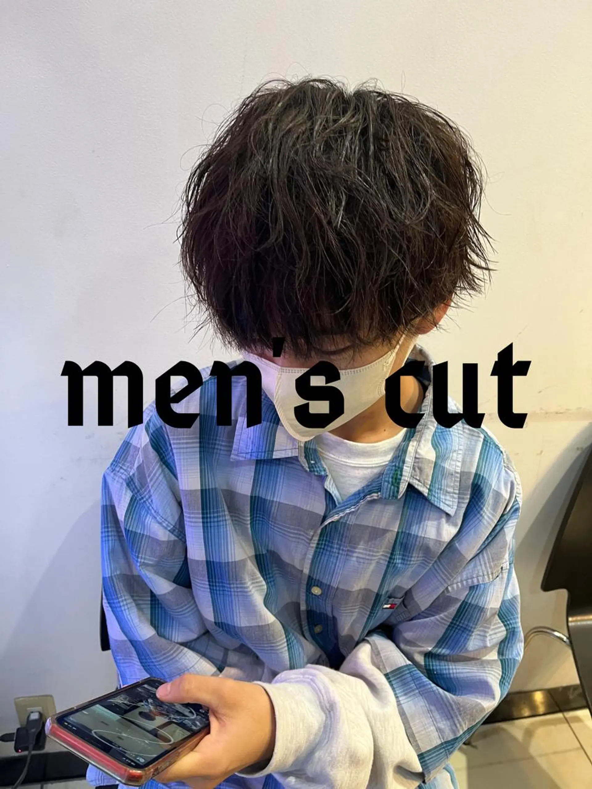 ショート パーマ ヘアアレンジ メンズ メンズブリーチ メンズハイライト メンズハイトーン メンズインナーカラー メンズパーマ 🥇メンズパーマ /縮毛矯正/木村神心のヘアスタイル