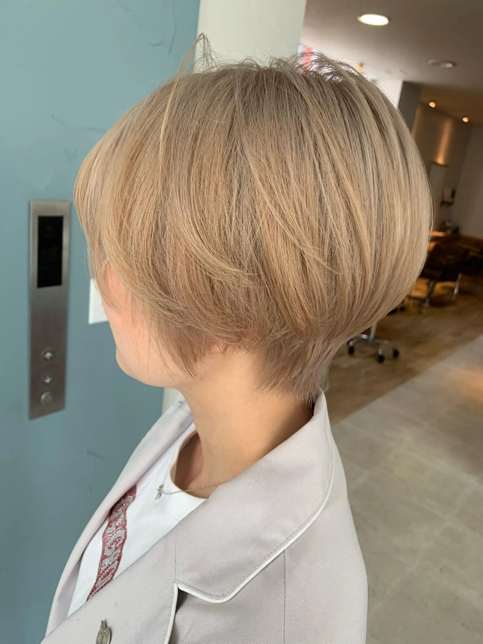 ショート カラー ヘアカラー トリートメント 船津武俊 フナツタケトシのヘアスタイル