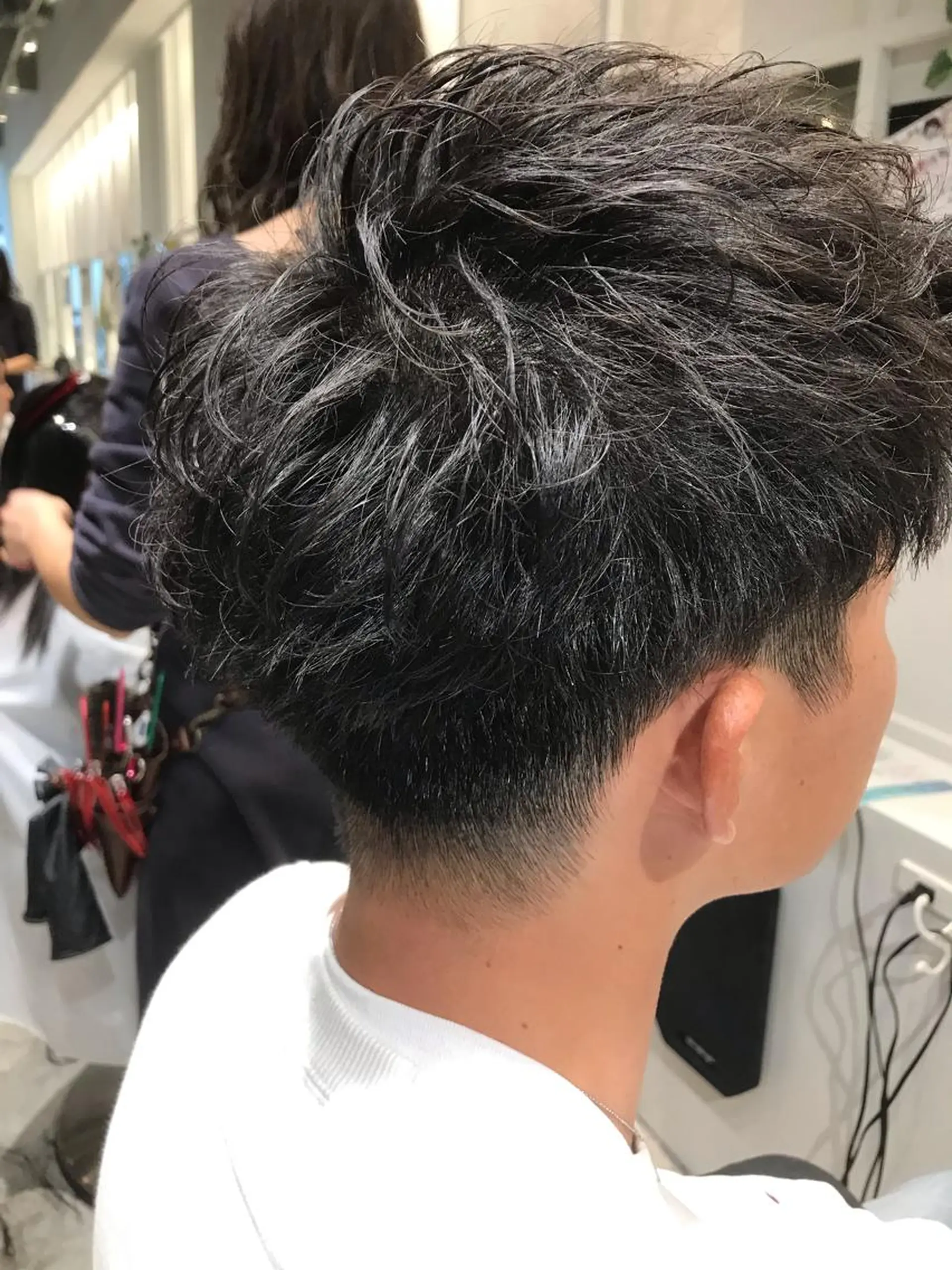 ショート パーマ メンズ メンズパーマ 久保亮太 /大人ショートのヘアスタイル