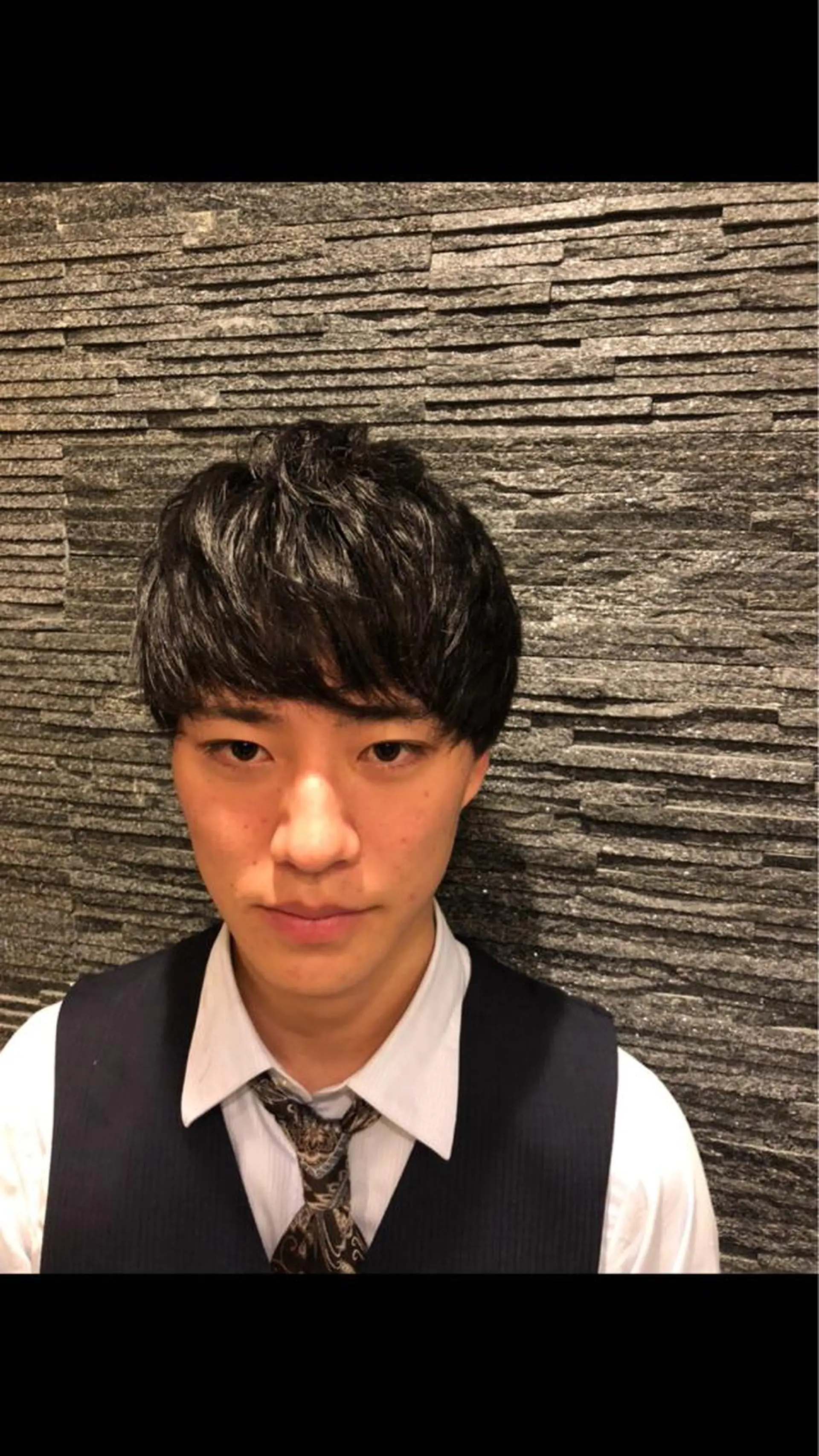 メンズ ヒロ銀座所属・牧 颯斗のヘアスタイル