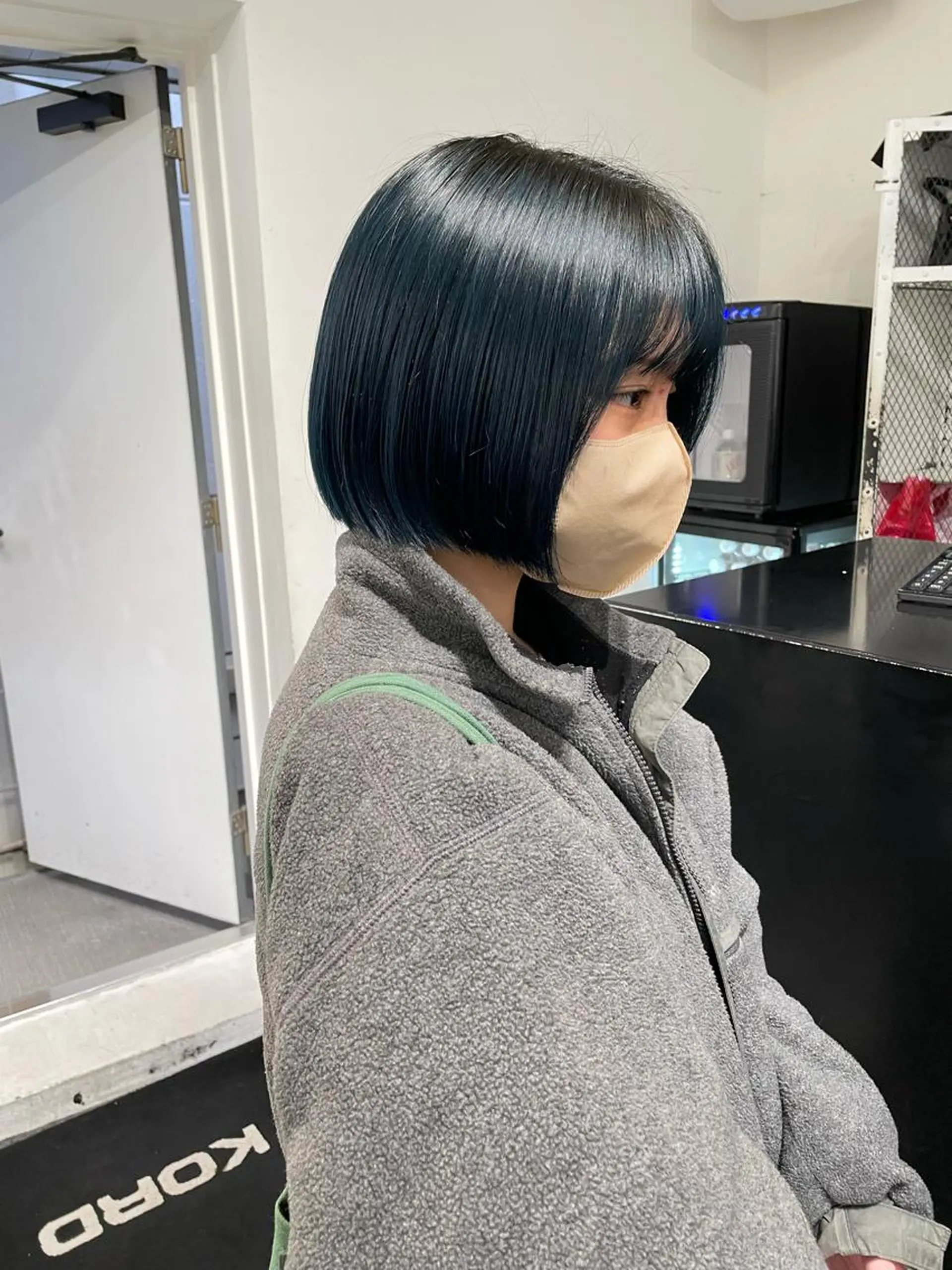 ミディアム カラー ヘアカラー トリートメント RYUEI メンズカット/パーマのヘアスタイル