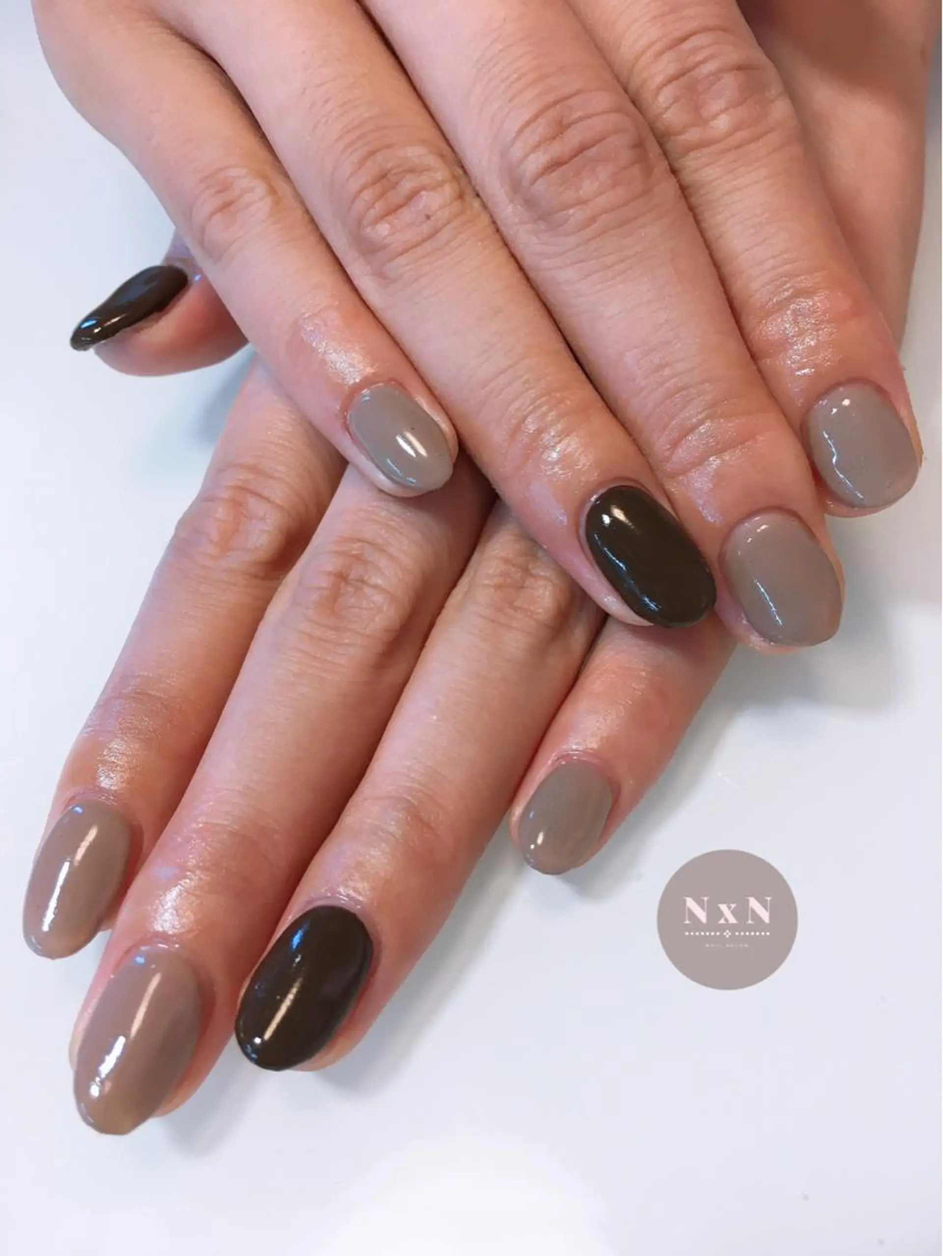 ネイル ジェルネイル ぷっくりネイル ハンドネイル nail salon N×Nのネイルデザイン