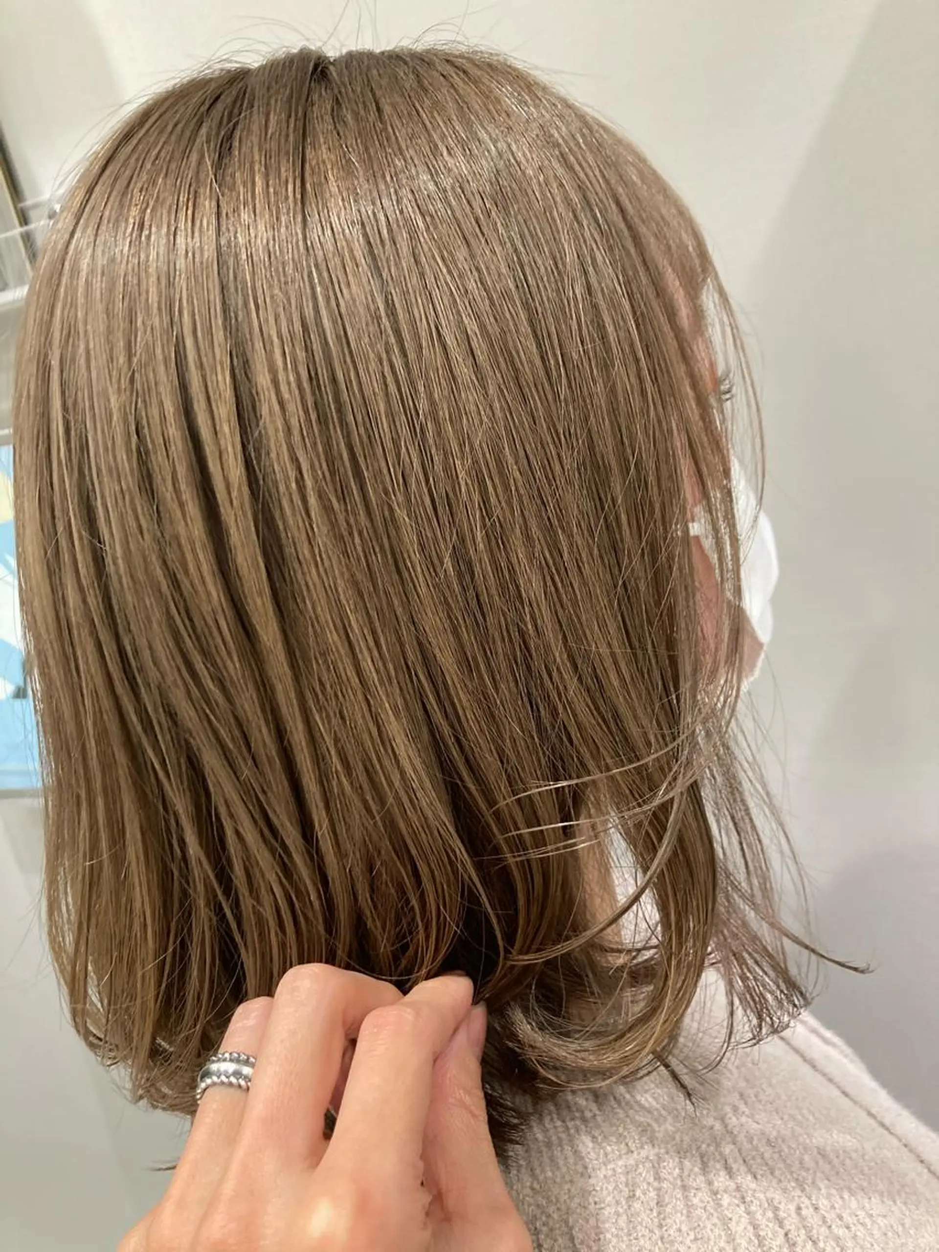 ミディアム ヘアカラー トリートメント TECHRISE金山所属・ERIKO Tのヘアスタイル