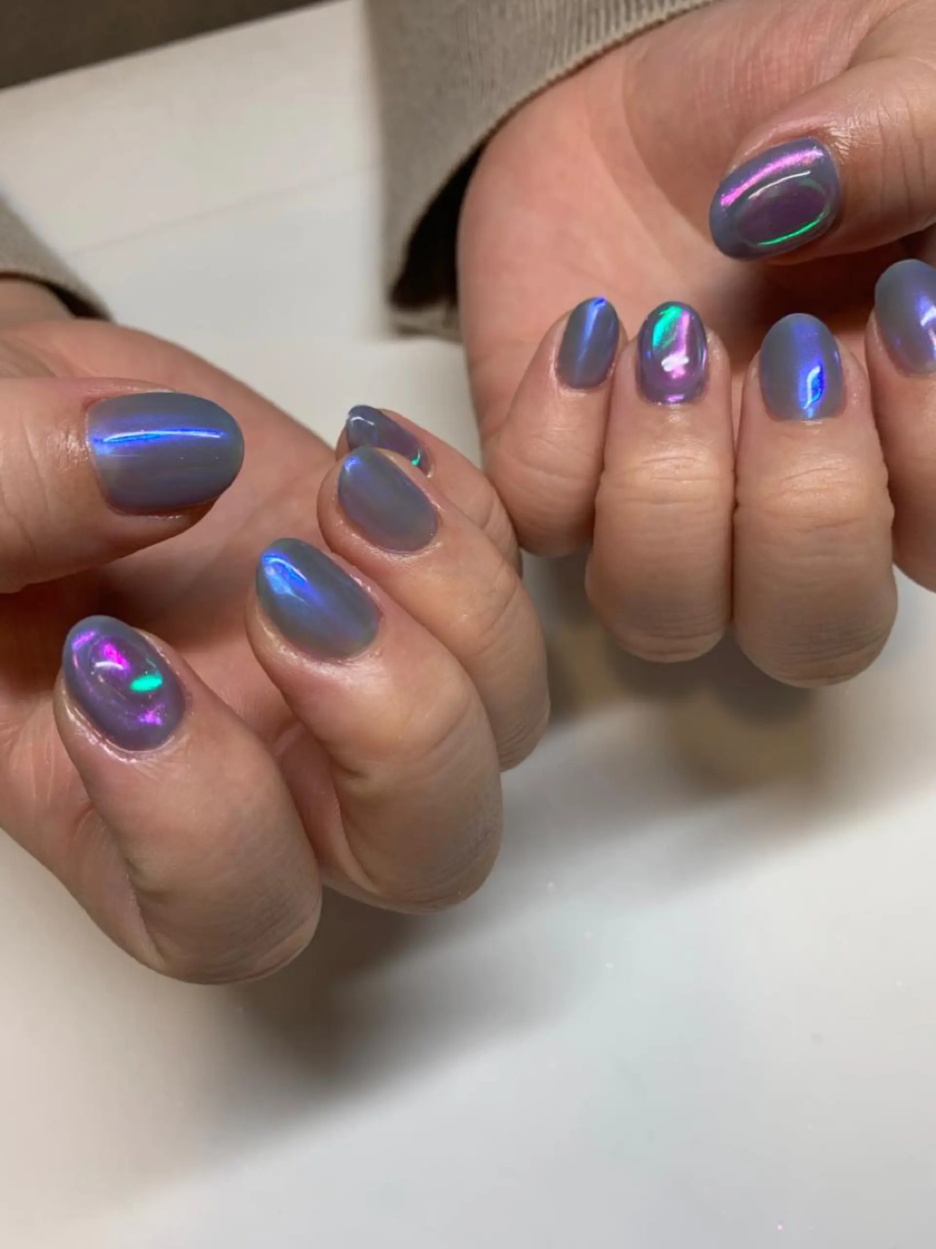 ネイル 氷ネイル・うるうるネイル Otsuka Yumiのネイルデザイン