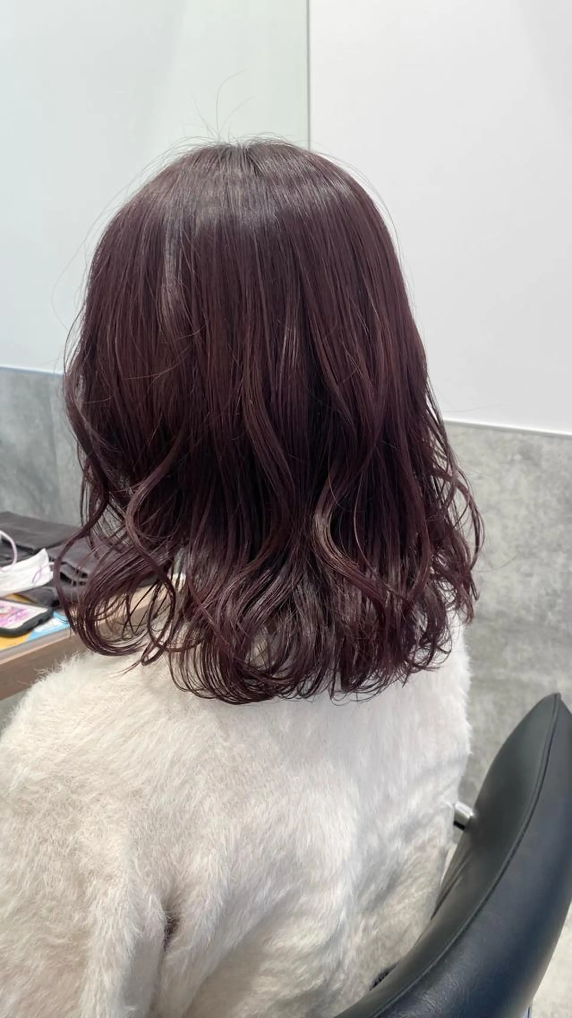 セミロング カラー 💗ガーリーヘア🎀 saki💗のヘアスタイル