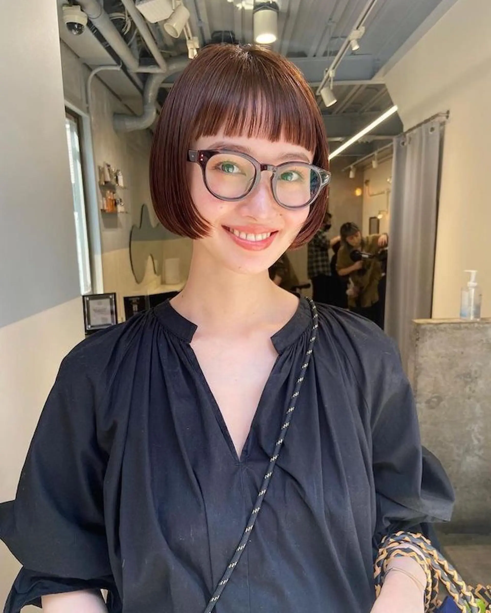 ミディアム カラー カット ヘアカラー HAIR MAKE  miel所属・🫧透明感カラー🫧 SHINSEIのヘアスタイル