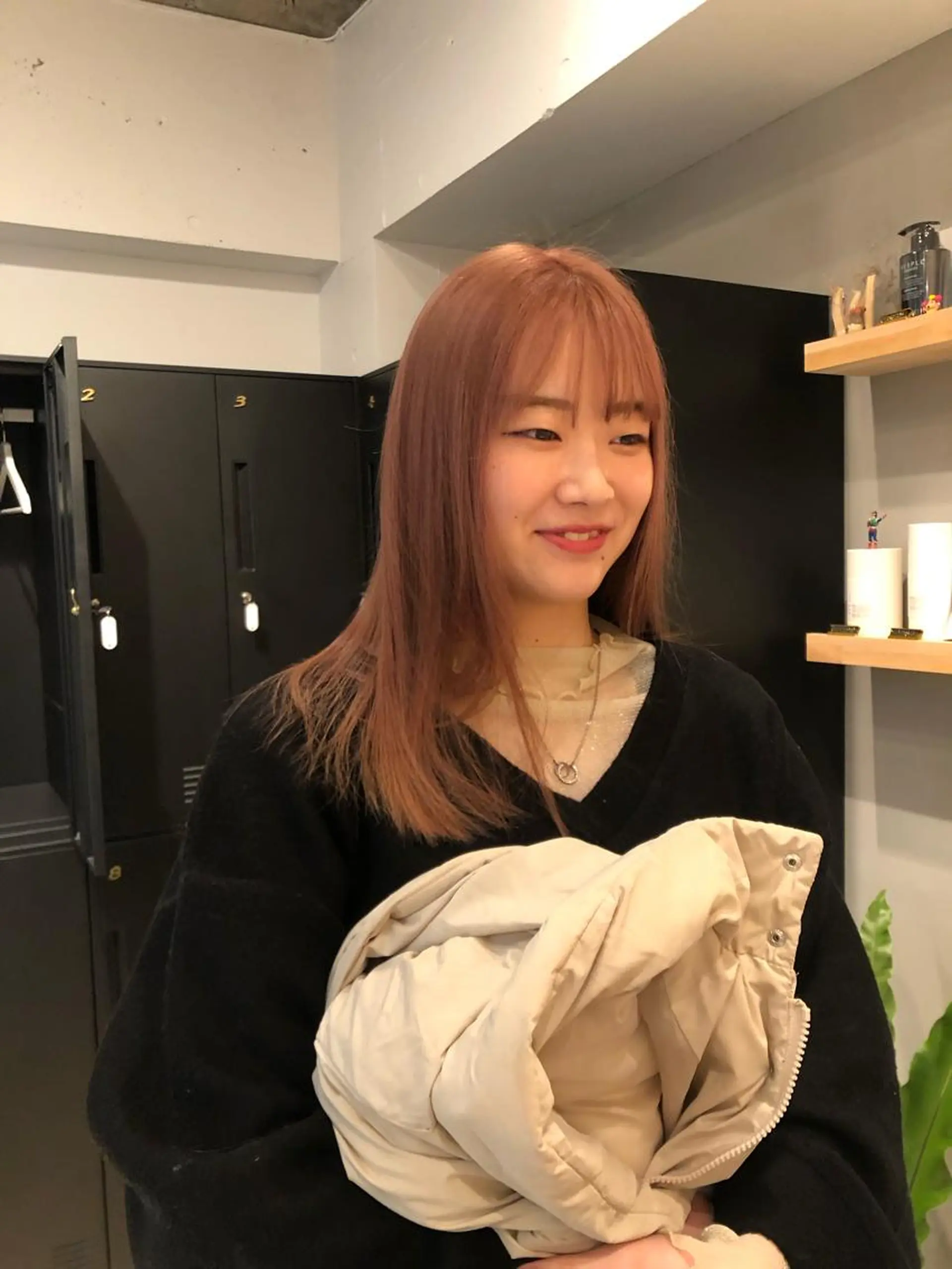 セミロング ヘアカラー パーマ/ボブ 似合わせヘア/ショウのヘアスタイル