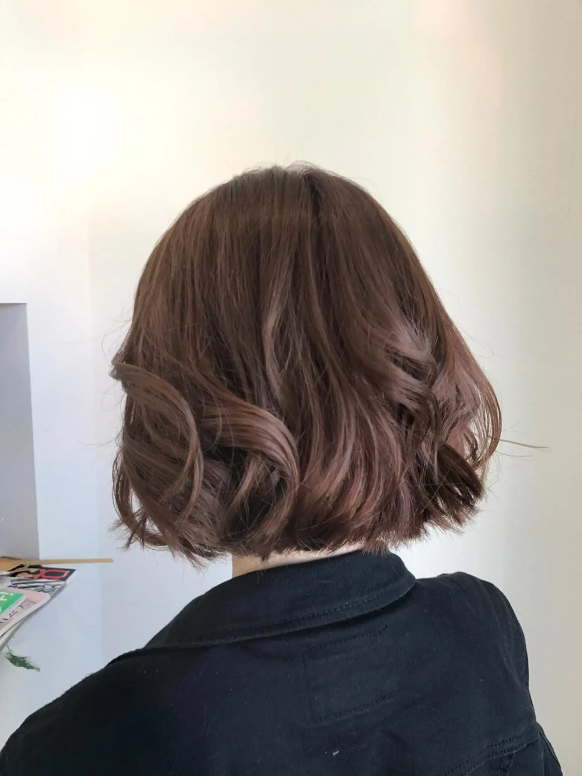 ミディアム カラー レッドカラー ヘア＆エステ フォーチュン所属・石川 奈緒子のヘアスタイル