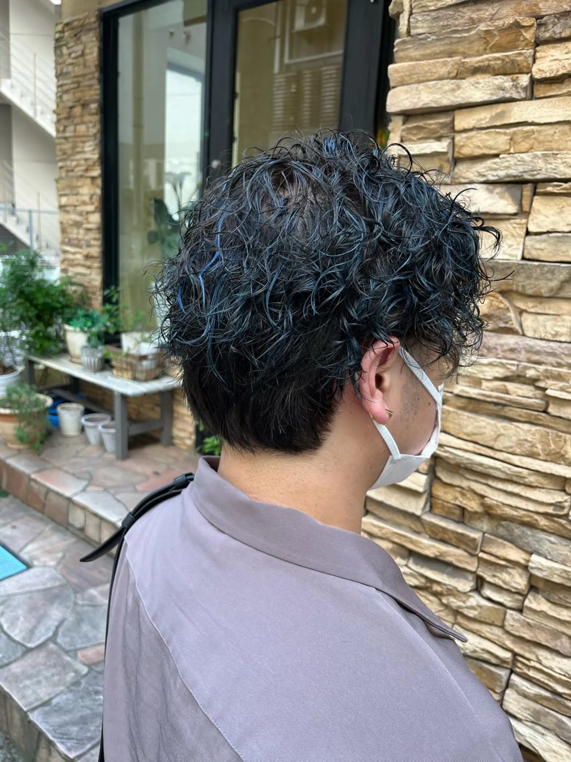メンズ メンズハイライト メンズパーマ TELA HAIR所属・長谷川 千尋のヘアスタイル