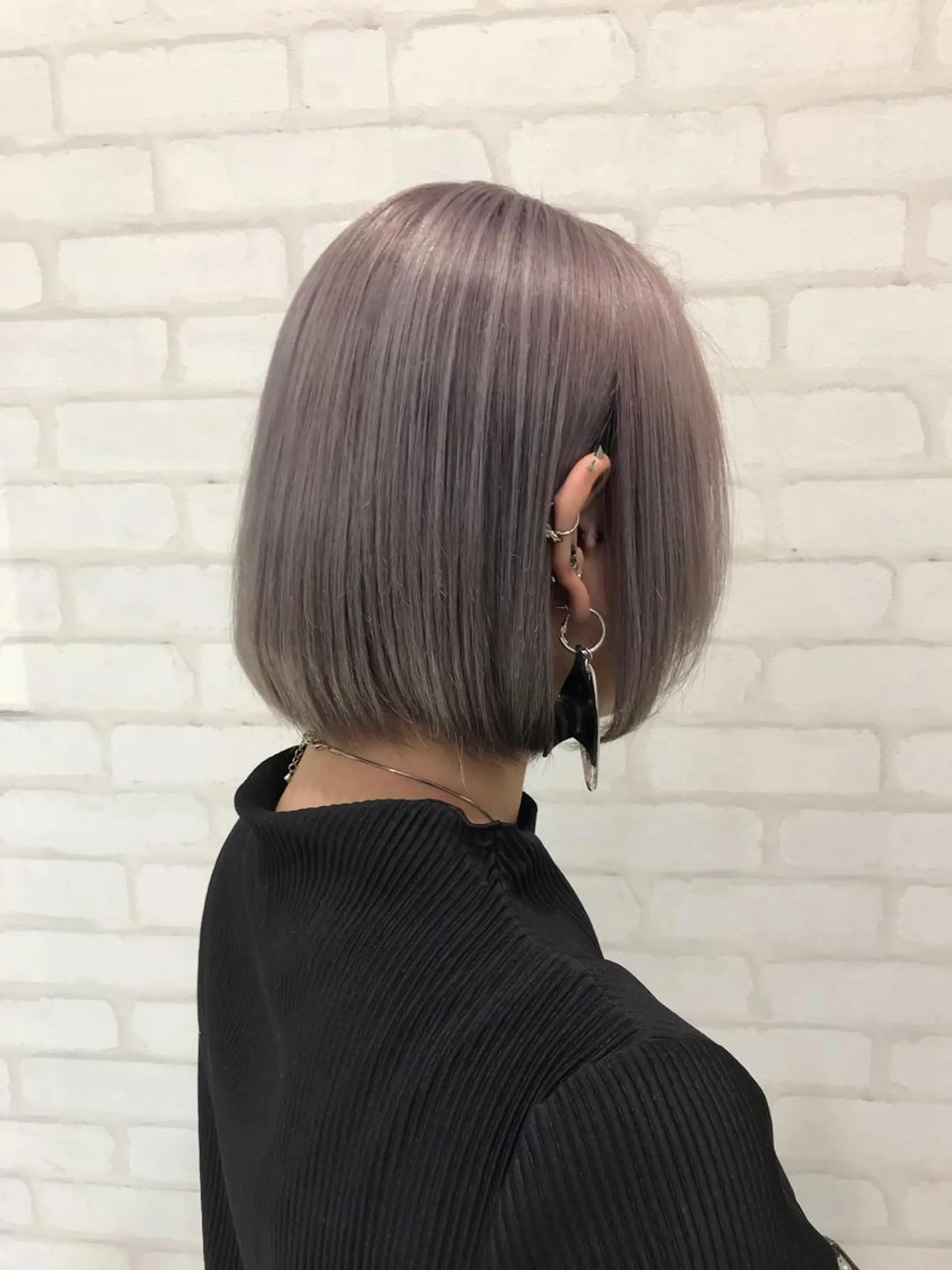 ショート カラー ピンクカラー カット ヘアカラー 中川 拓弥のヘアスタイル