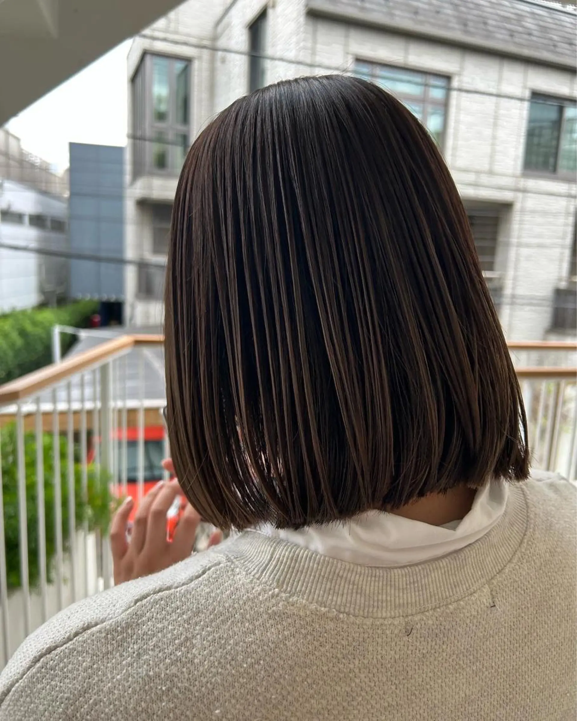 ミディアム カラー パーマ ヘアアレンジ メンズ ボブ 広美🩵 <hiromi>のヘアスタイル