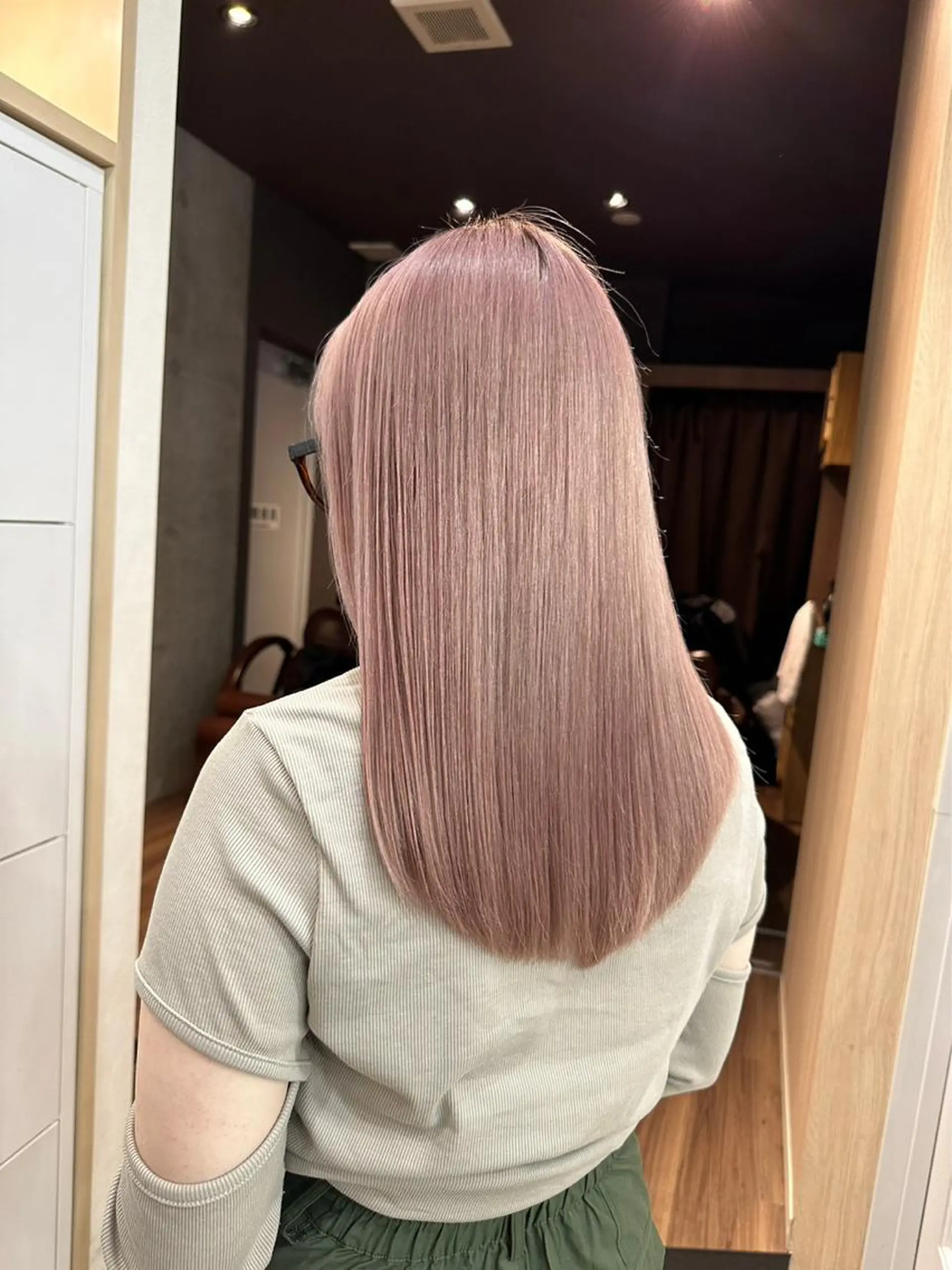 ロング カラー カット ヘアカラー トリートメント ♡韓国風ヘア 🐈♡MIHOのヘアスタイル