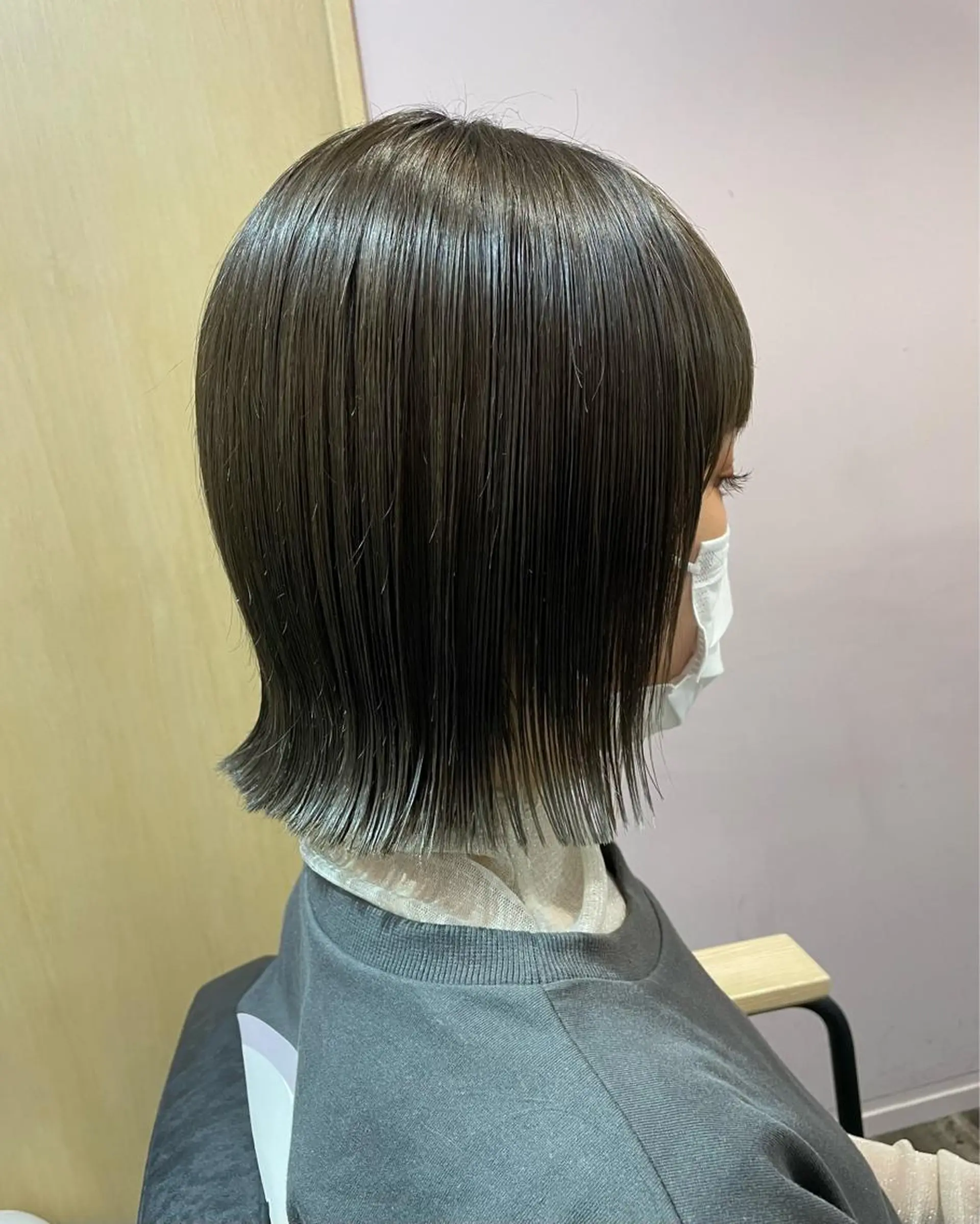 ショート カット 縮毛矯正 🌈ショートボブ⚪︎ 暖色🌈村山武史のヘアスタイル
