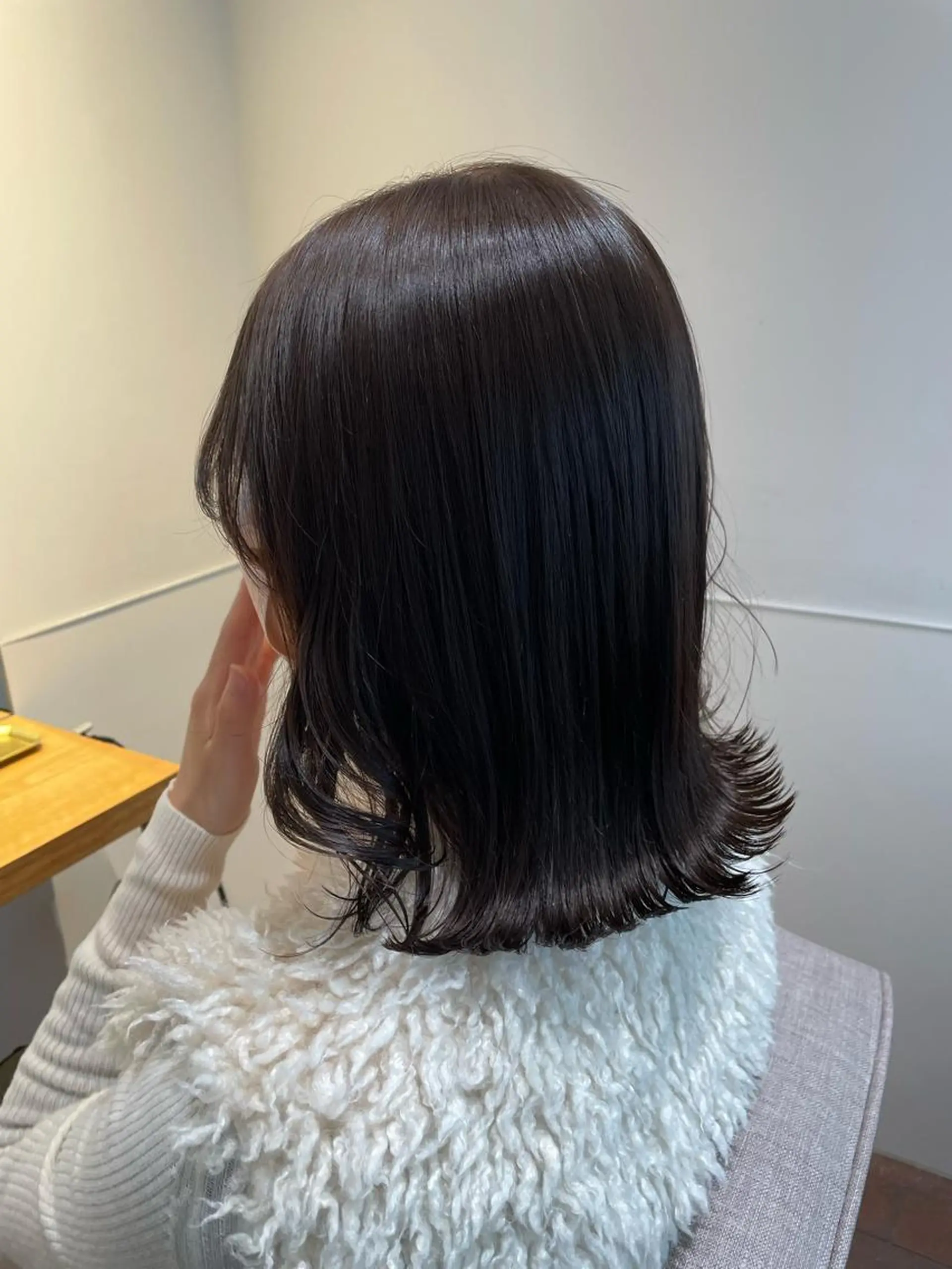 ミディアム カラー カット ヘアカラー gotoday　shaire　saron所属・miu. ボブ/透け感カラーのヘアスタイル
