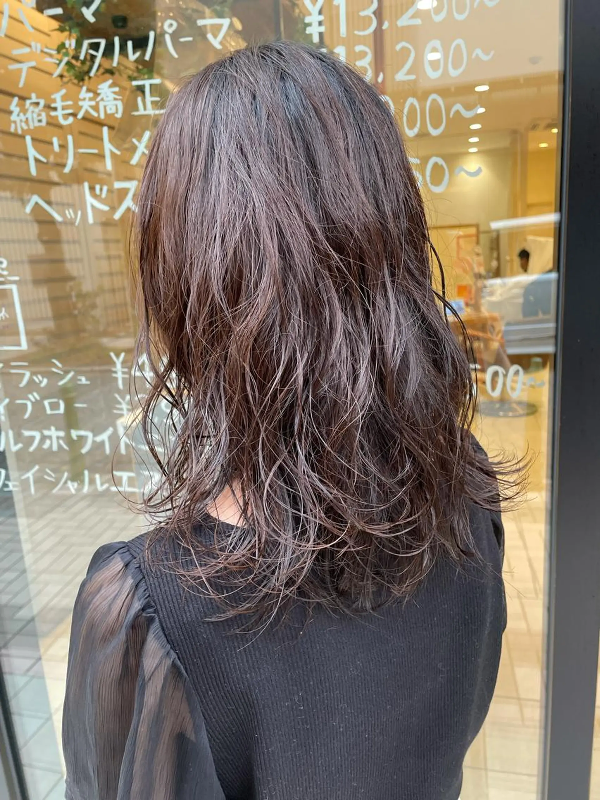 セミロング パーマ 🩵ANELA東口 齋藤琴音💚のマツエク・マツパデザイン