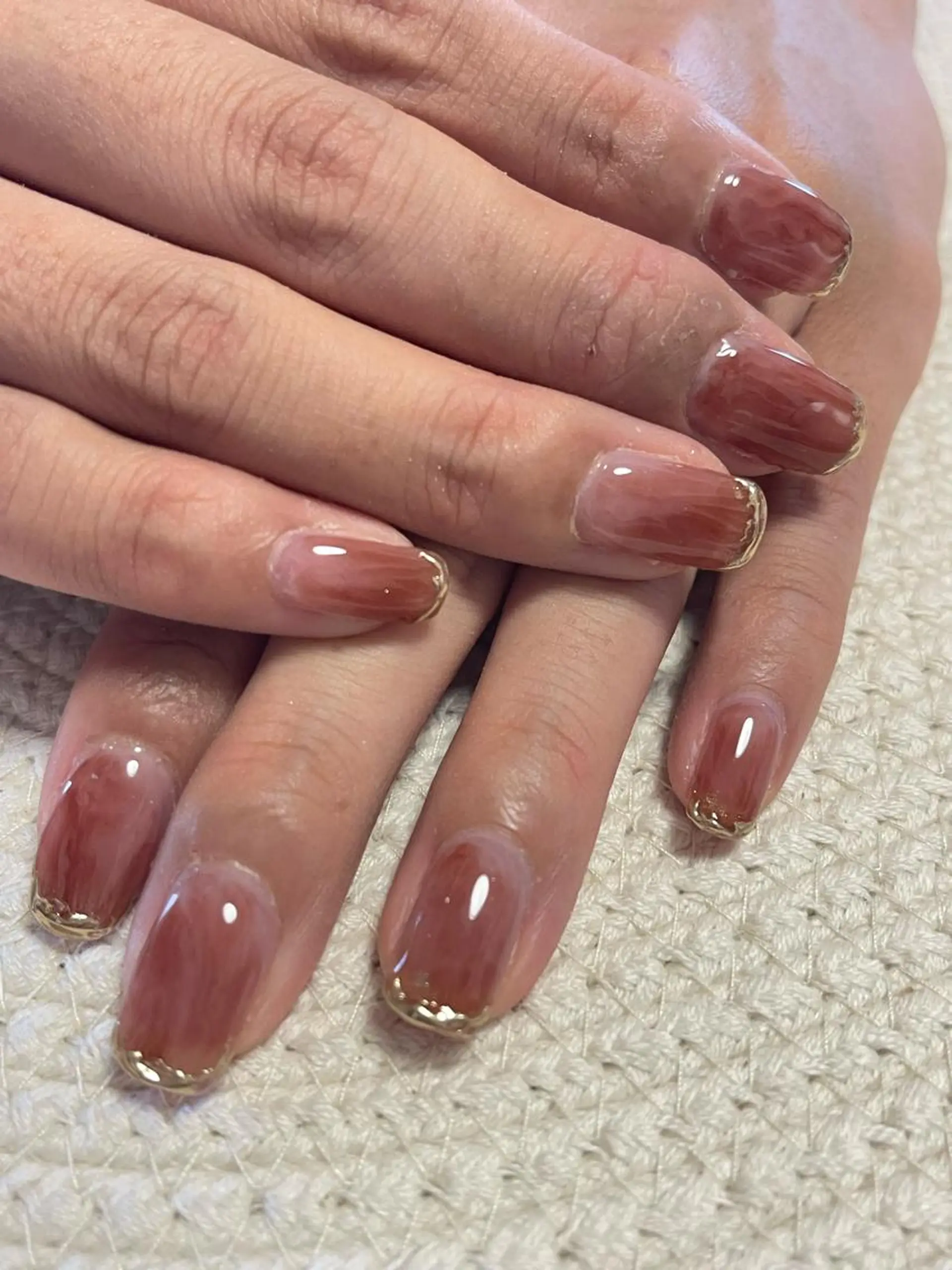 ネイル フレンチネイル ミラーネイル ニュアンスネイル Flora nailのネイルデザイン