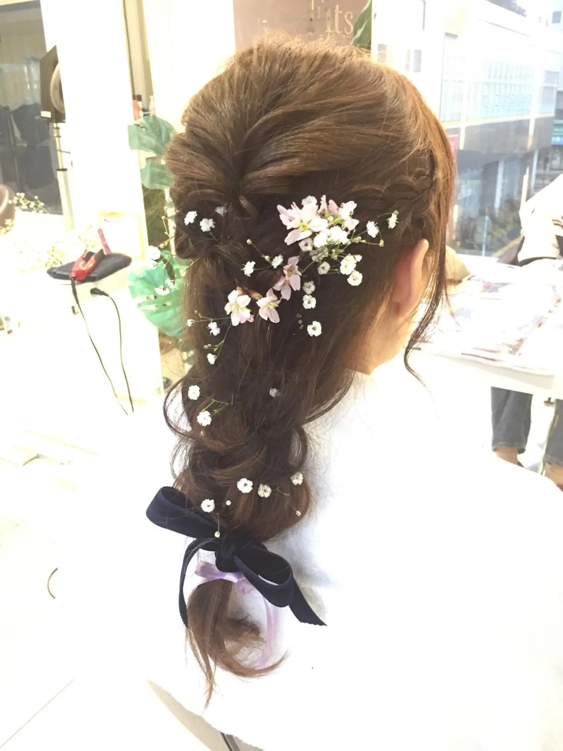 ヘアアレンジ 卒業式のヘアスタイル 松本 明日可のヘアスタイル