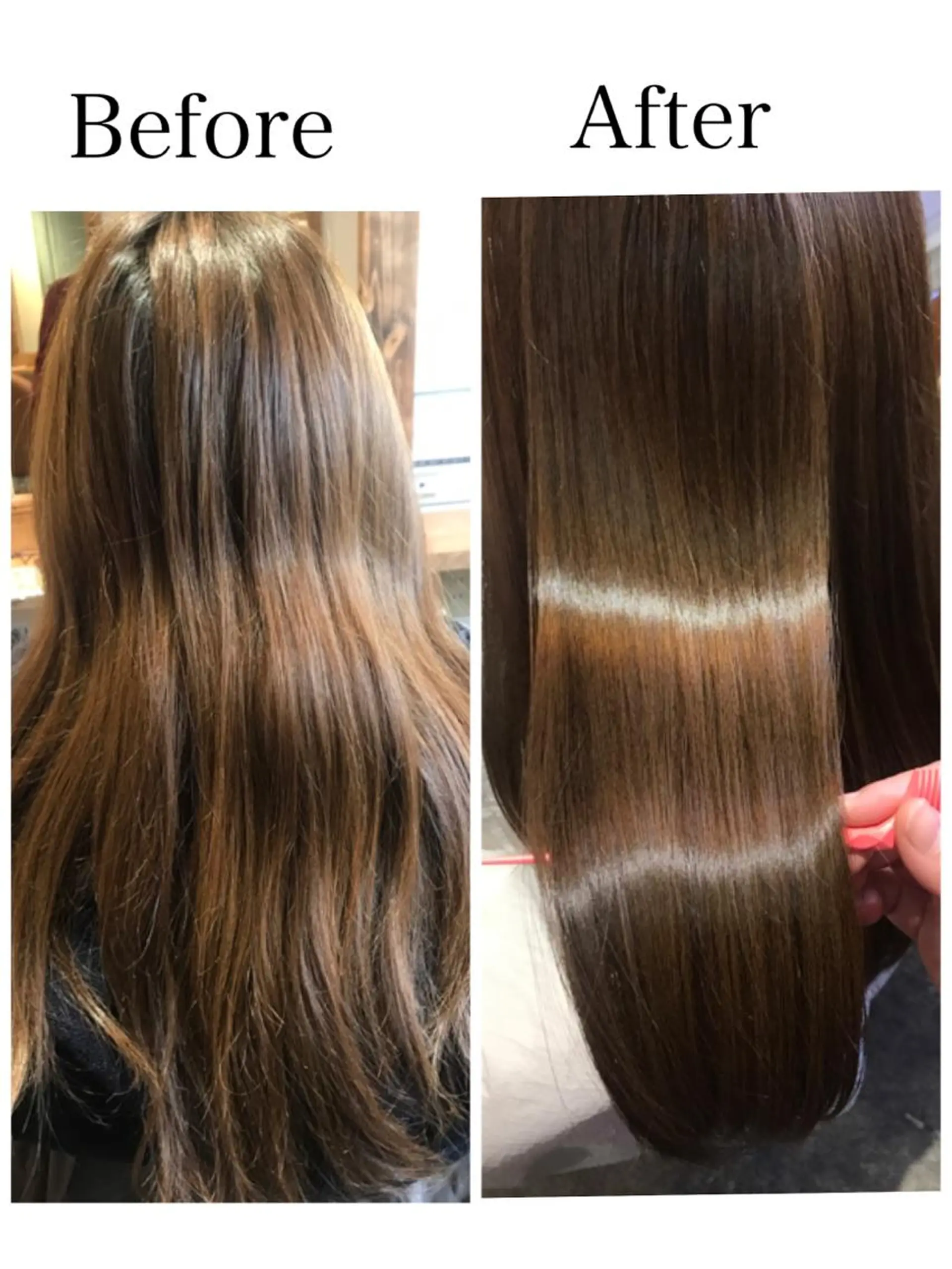 ロング カラー 髪質改善×矯正🫧 韓国ヘアasamiのヘアスタイル