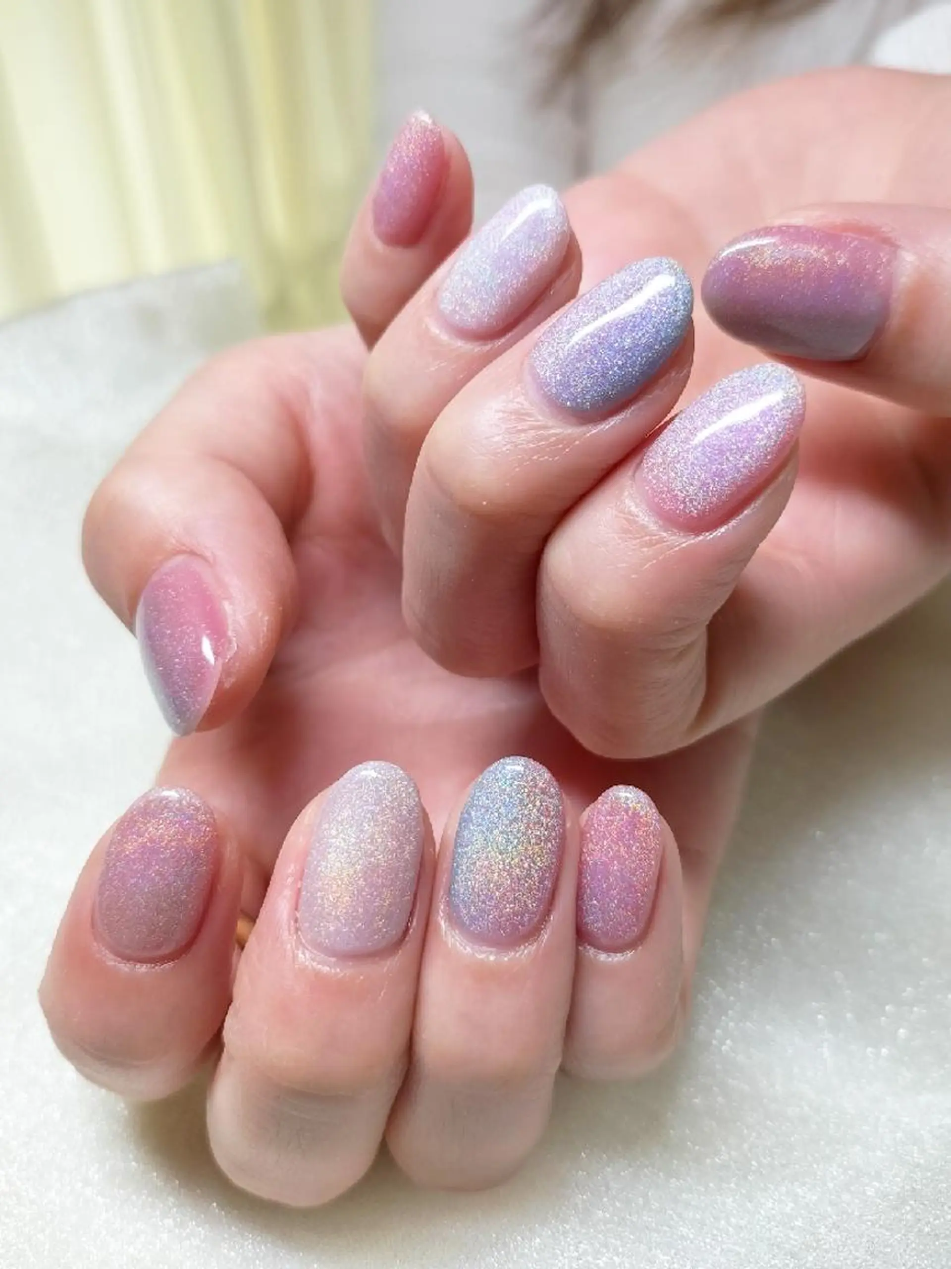 ネイル マグネットネイル 春ネイル ハンドネイル ネイルサロン  STELLAのネイルデザイン