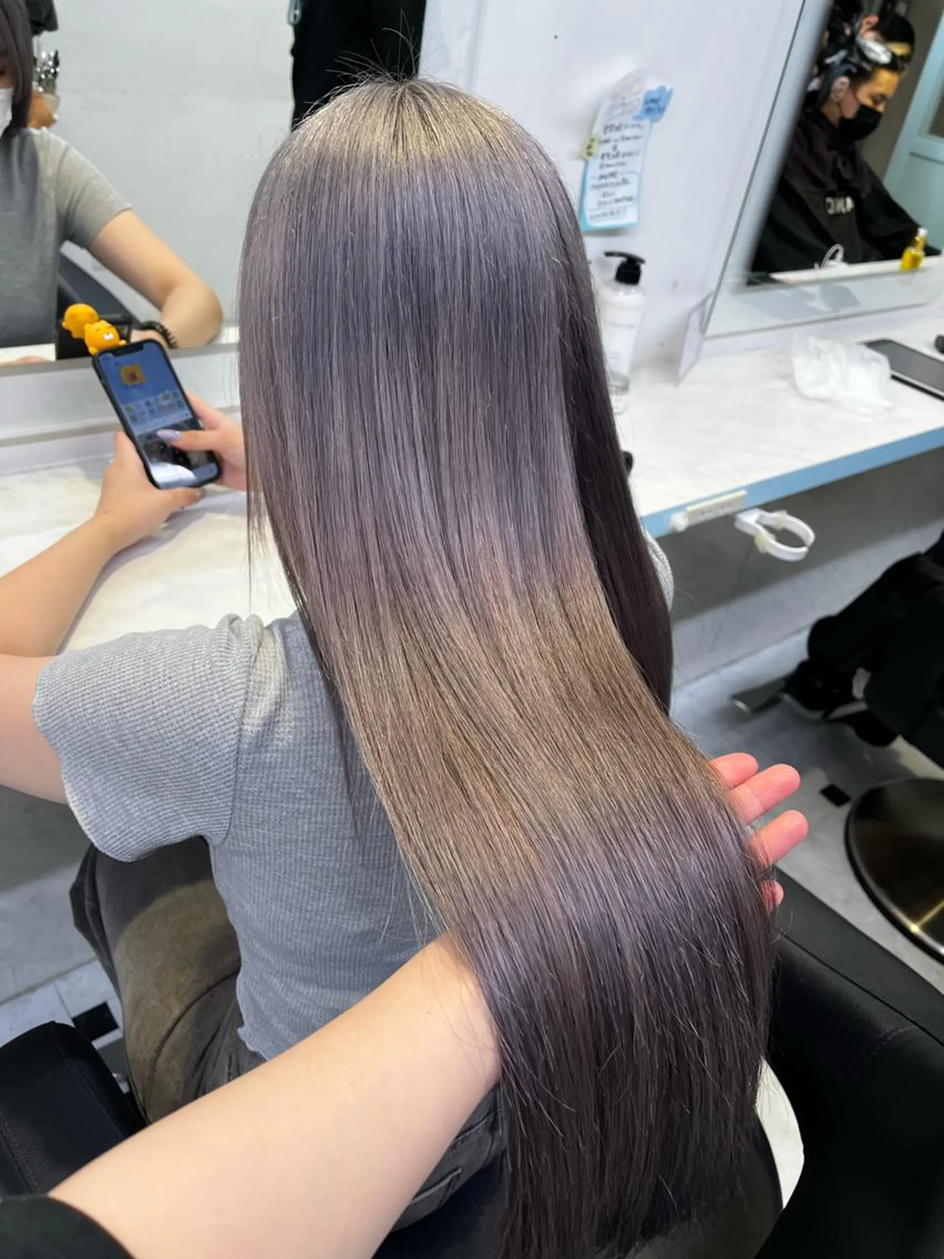 ロング カラー ヘアカラー トリートメント ブリーチカラー 🩵MIZUKIのヘアスタイル