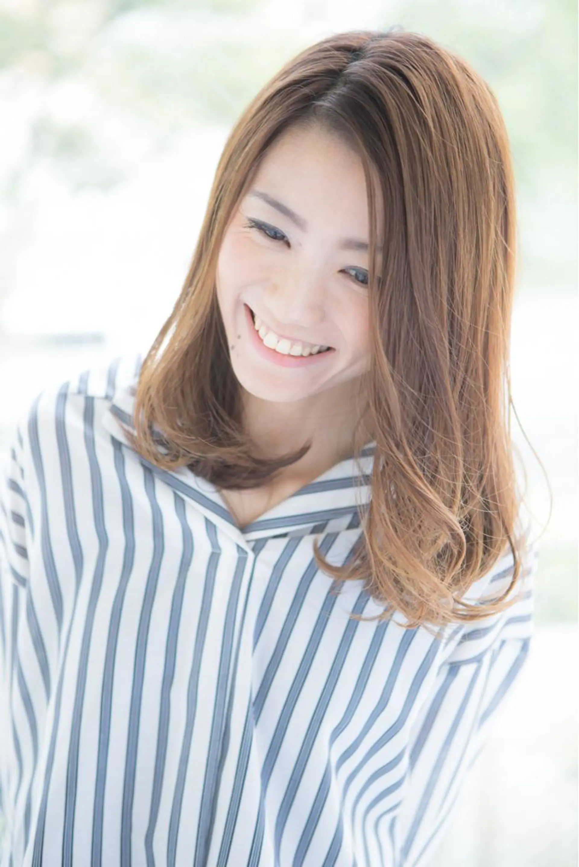 セミロング カット トリートメント ヘッドスパ 碓井 美雪のヘアスタイル