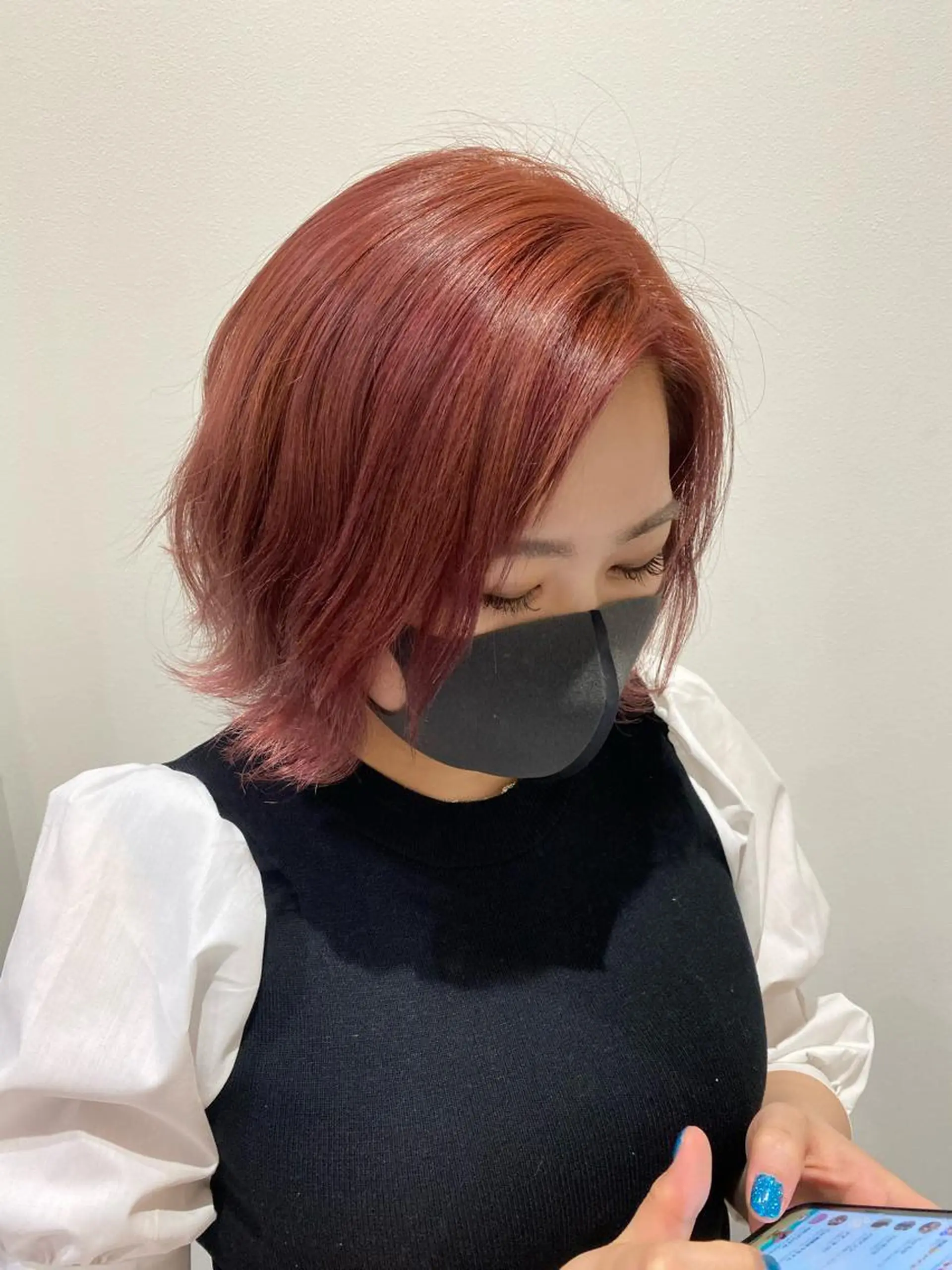 ショート ヘアカラー トリートメント ヘッドスパ 大野 美紅のヘアスタイル