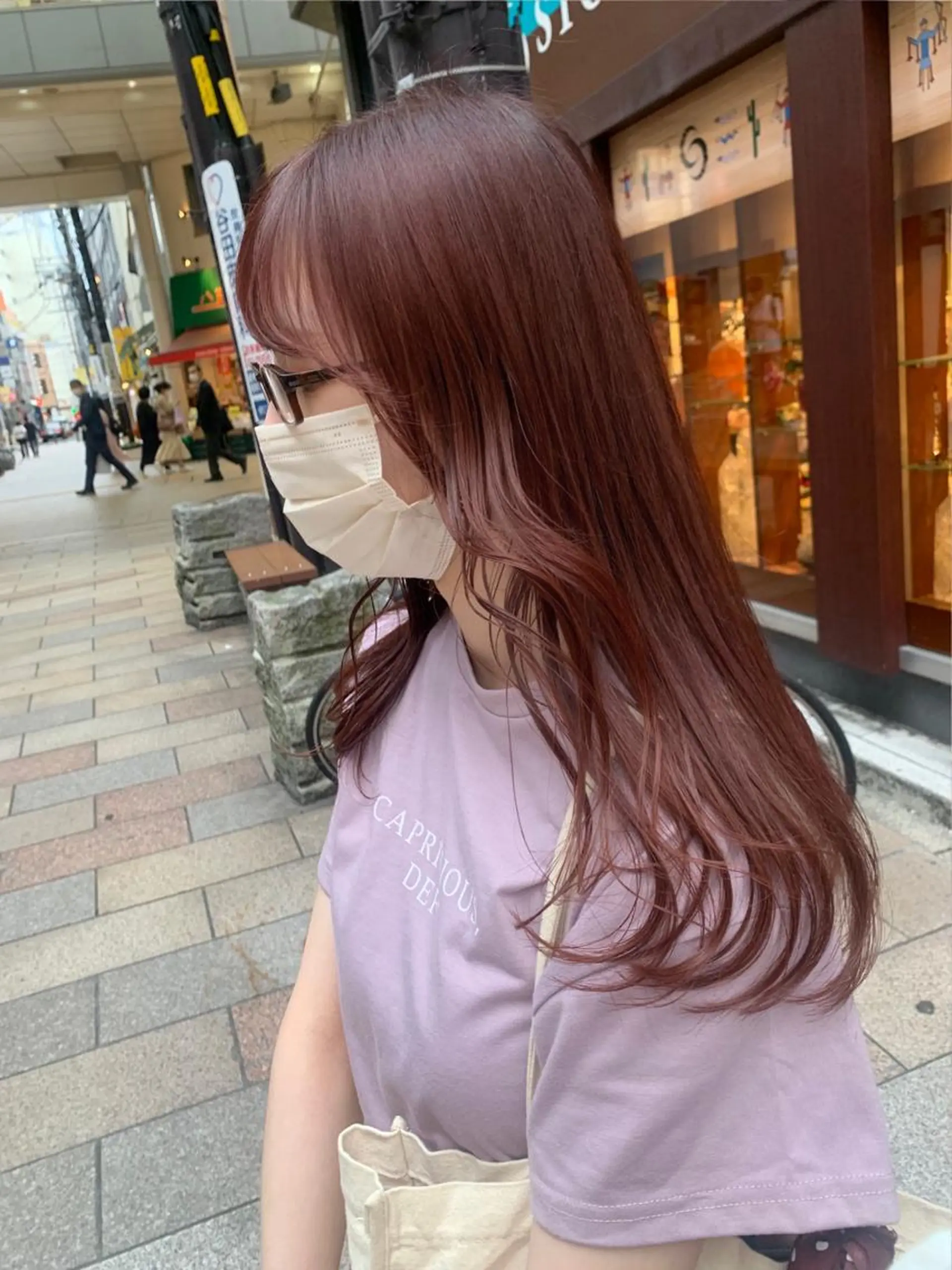 ロング カラー ヘアアレンジ ブリーチなし/ レイヤー🌿runaのヘアスタイル